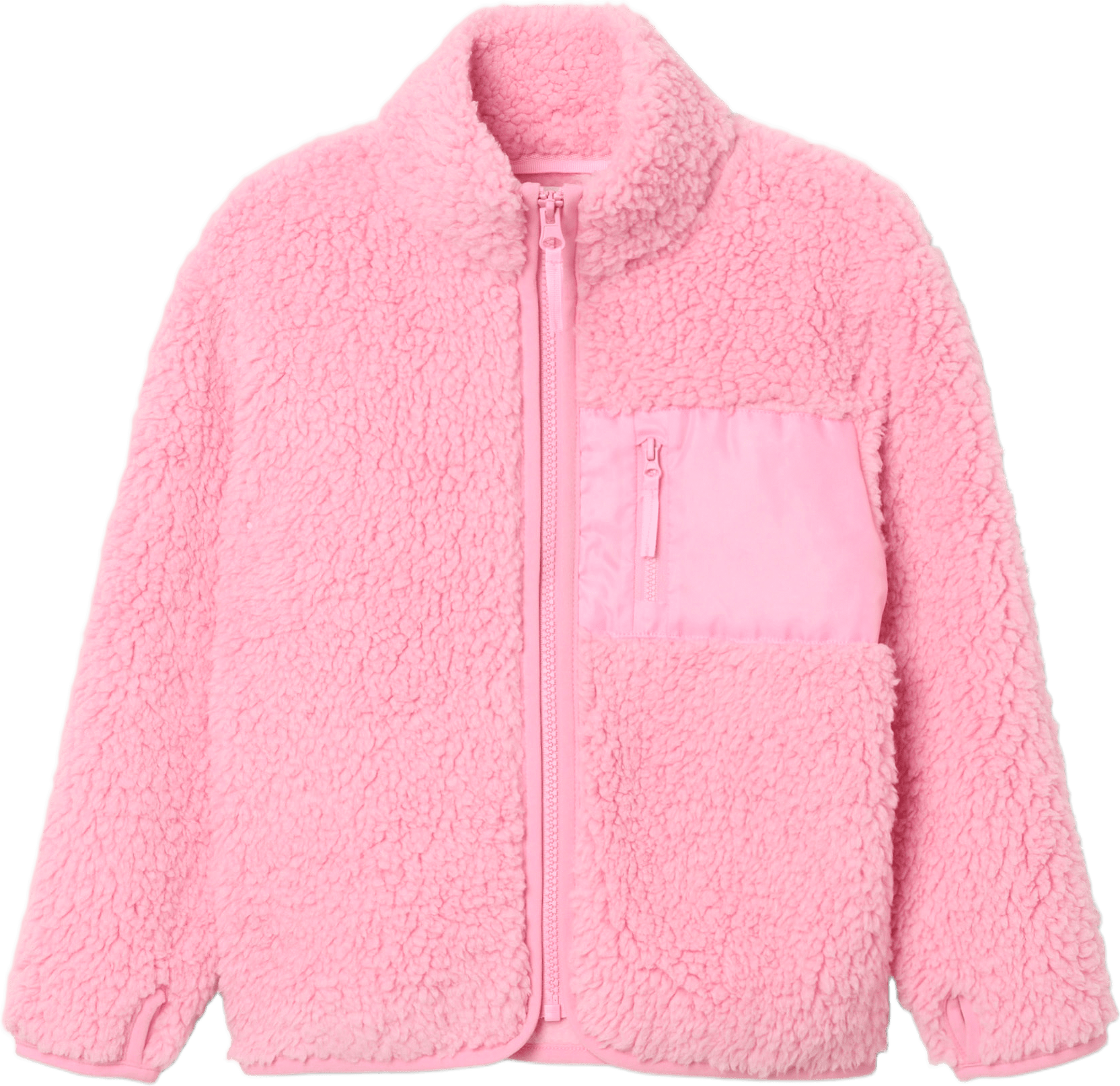 Fleecejacka EDEN, från RIKIKI, i färgen Pink.