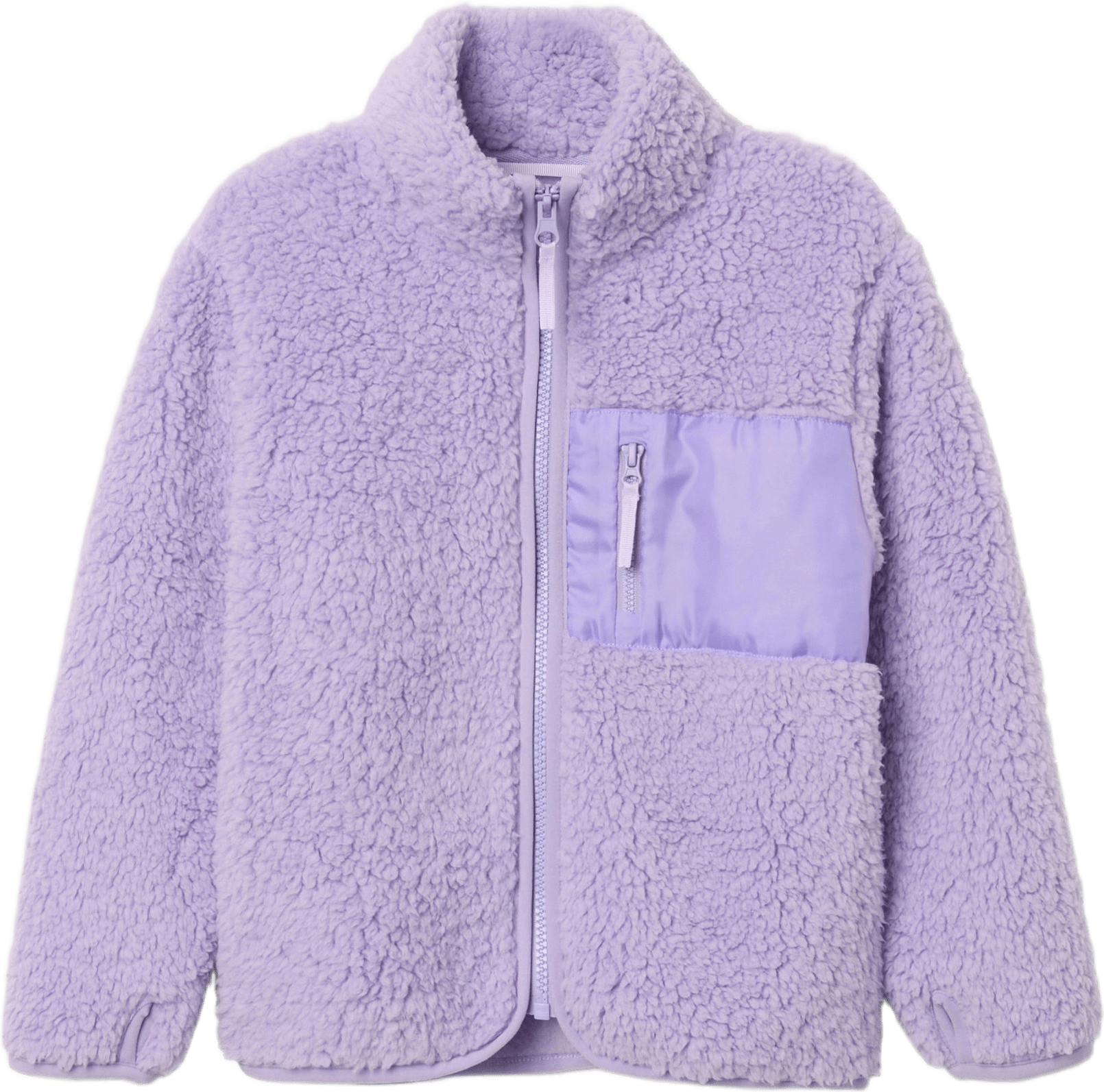 Fleecejacka EDEN, från RIKIKI, i färgen Lavender.