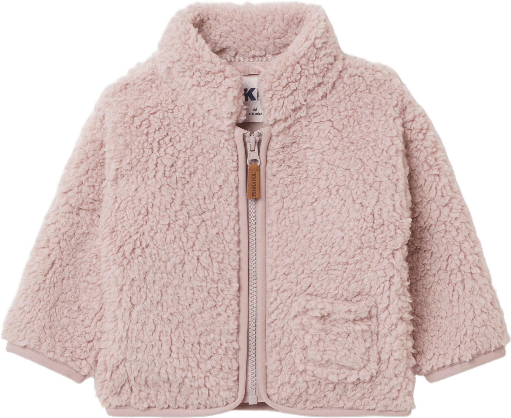 Enfärgad fleecejacka ALAIN