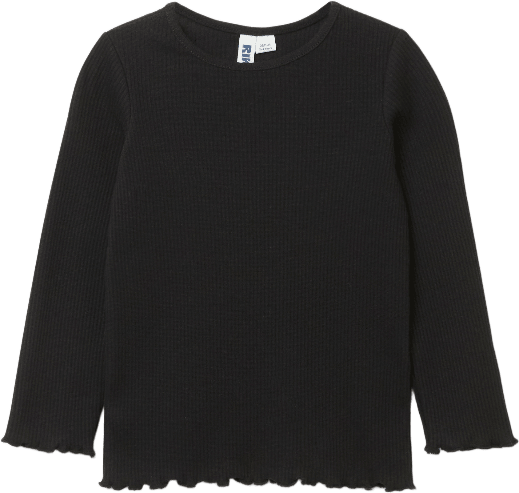 Ribbad tröja EMMY, från RIKIKI, i färgen Black.