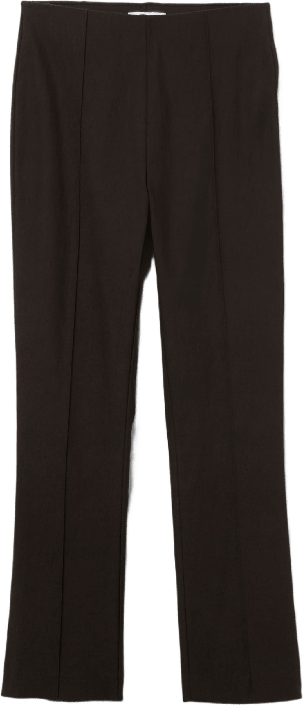 Stretchig byxa med pressveck EMERY, från Wera, i färgen Brown.