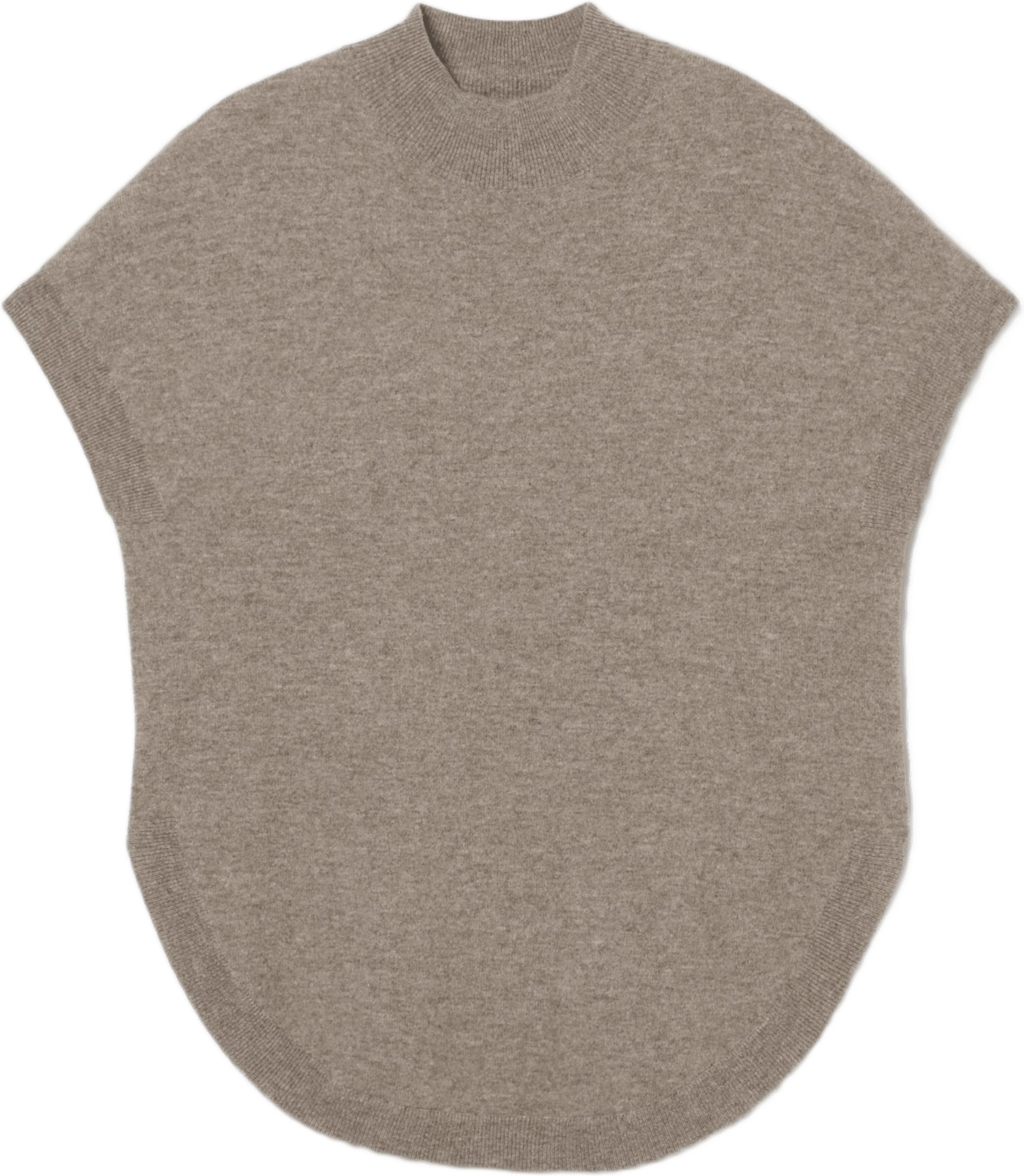 Ulljumper med holkärm DESSI, från Wera, i färgen Mole Mel.