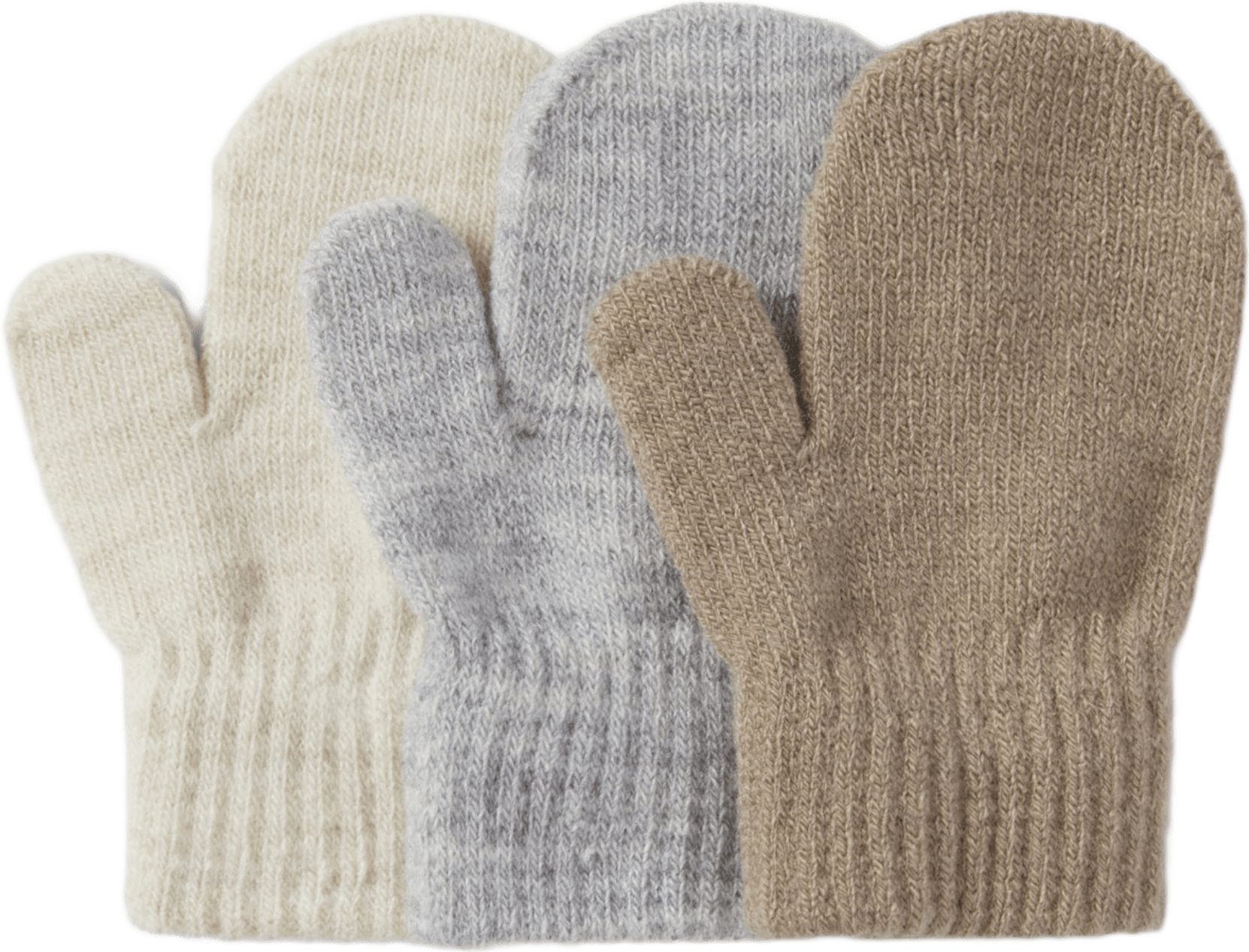 Tumvantar MIKE, 3-pack, från RIKIKI, i färgen Oat Melange.