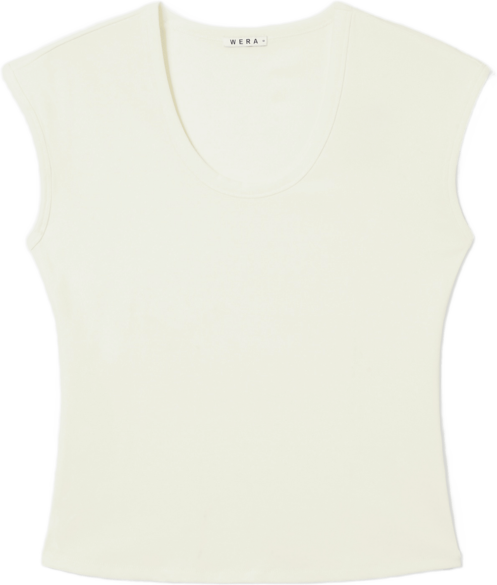 T-shirt med holkärm LIN, från Wera, i färgen White.