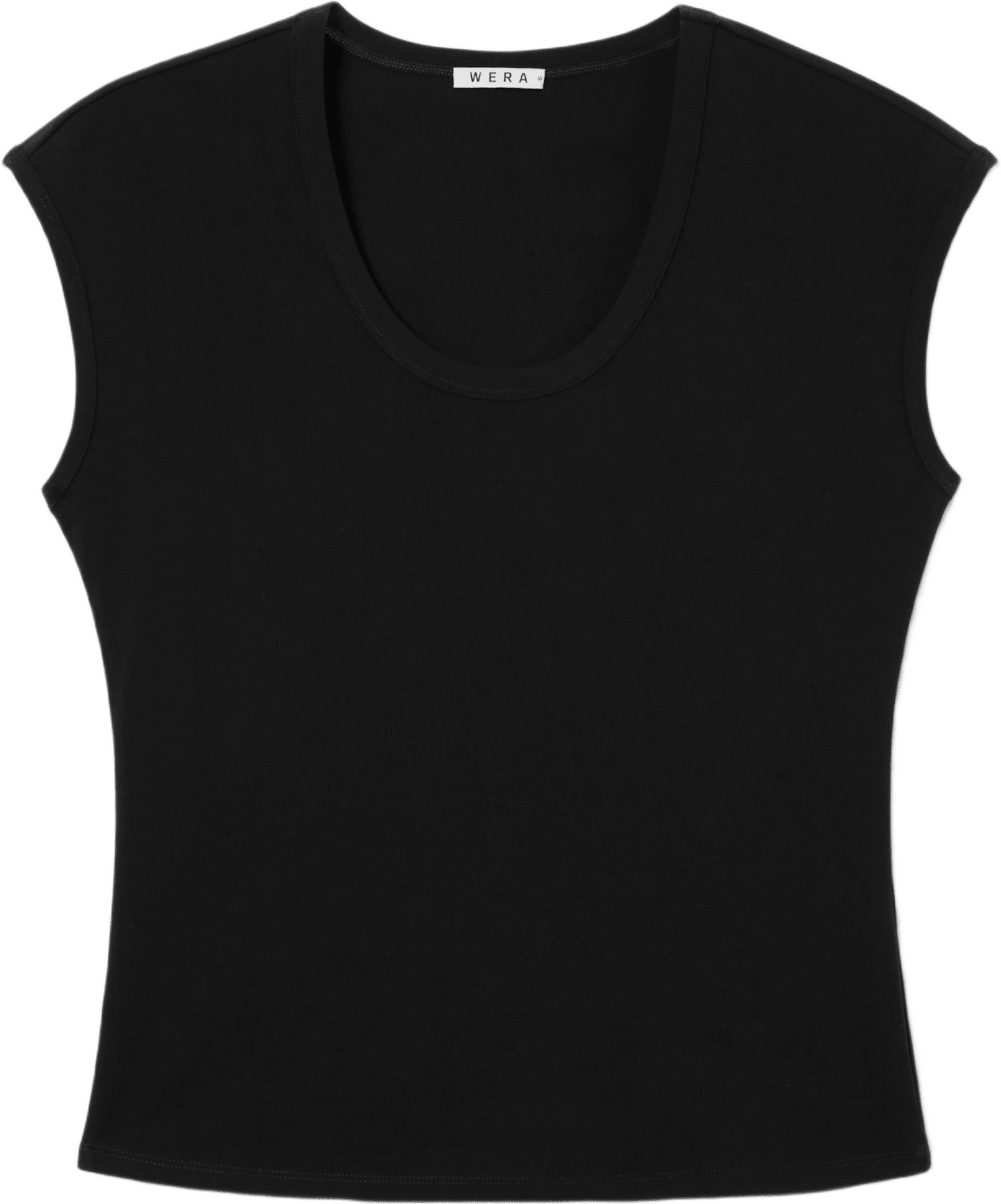 T-shirt med holkärm LIN, från Wera, i färgen Black.