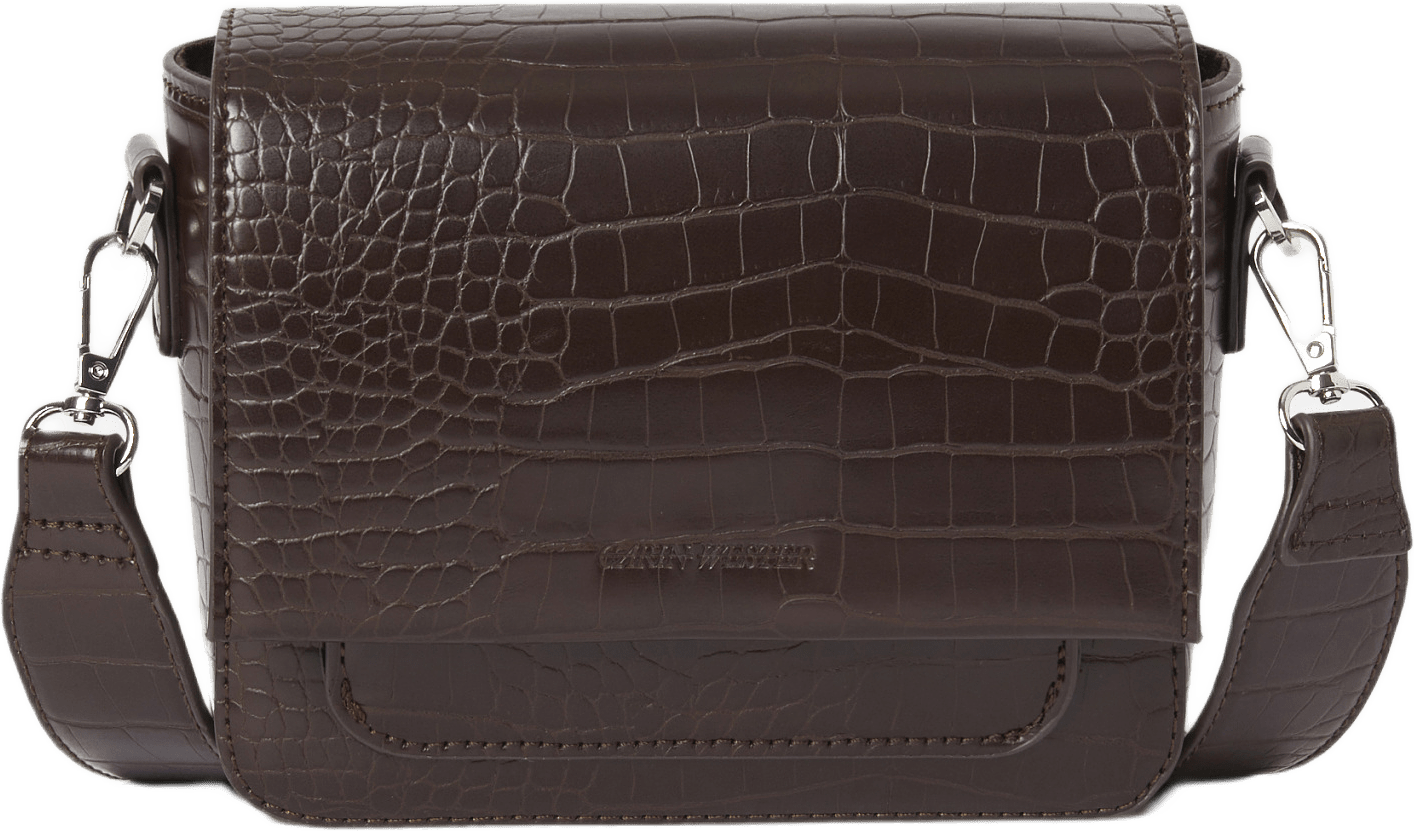 Crossbody CYNTHIA, från Carin Wester, i färgen Brown Croco.