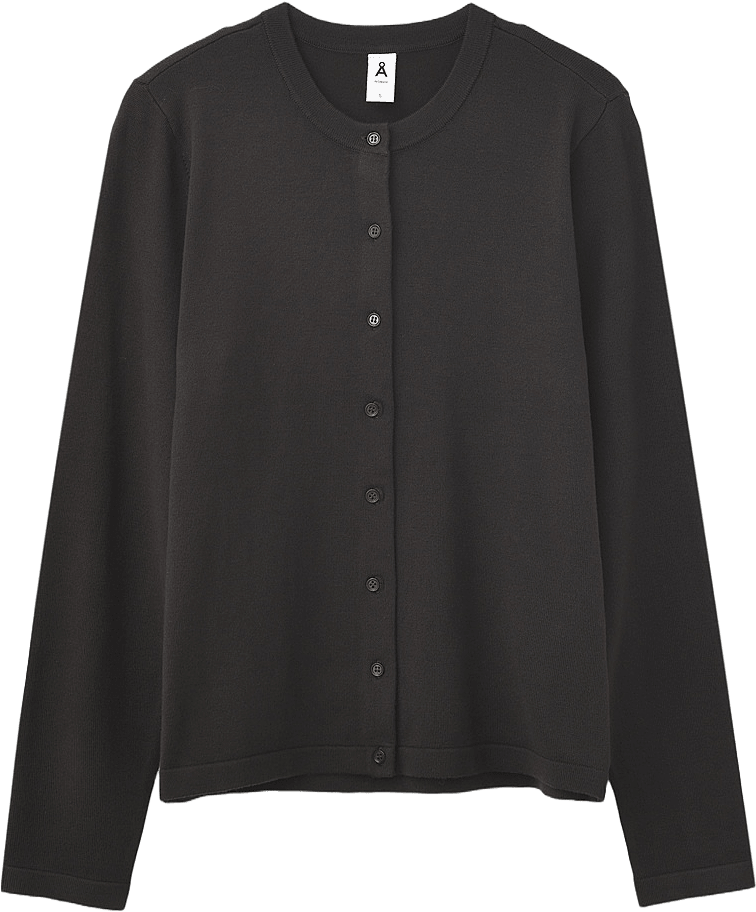 Cardigan INGRID, från Å WOMAN, i färgen Brown 2.