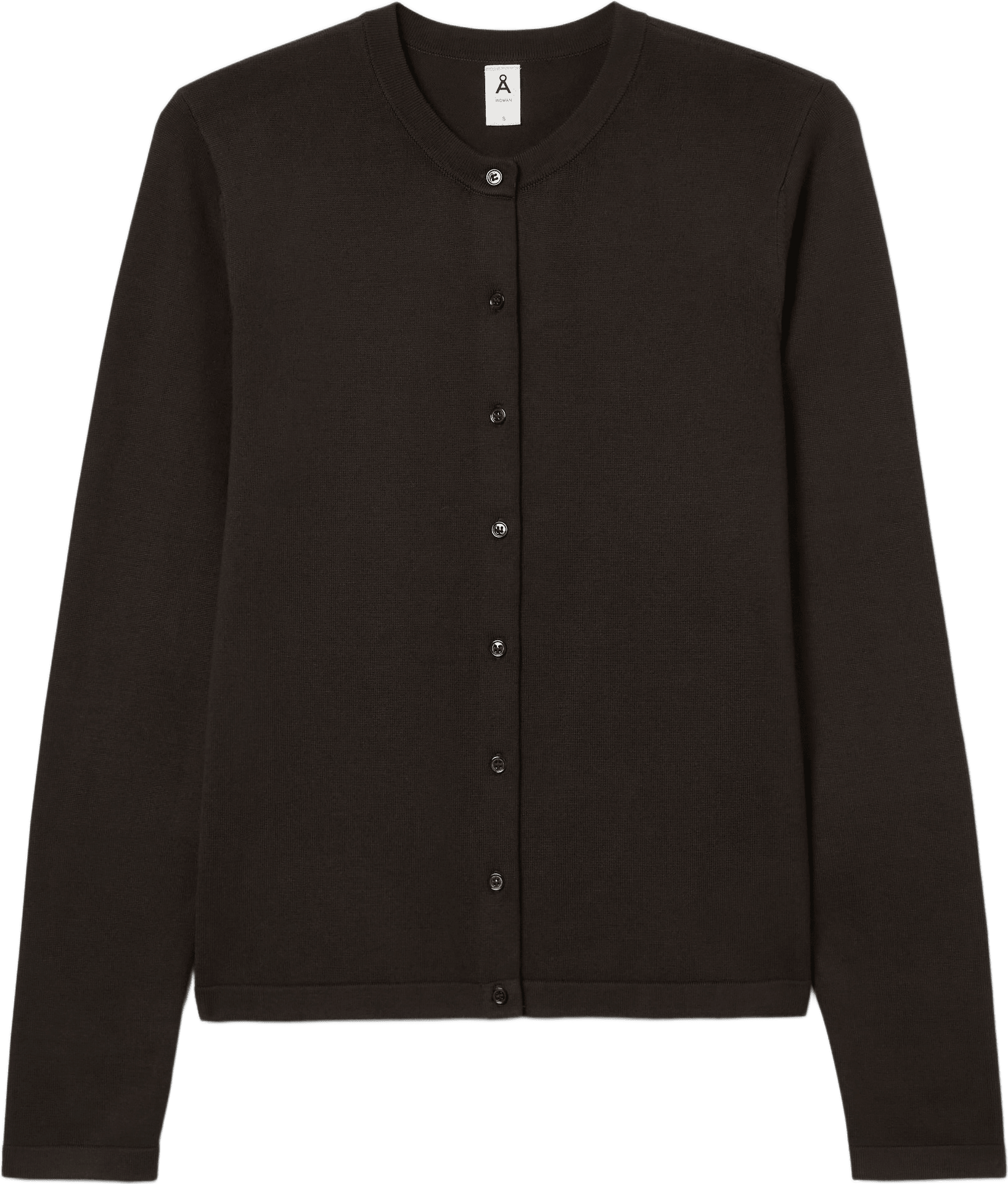 Cardigan INGRID, från Å WOMAN, i färgen Brown 2.