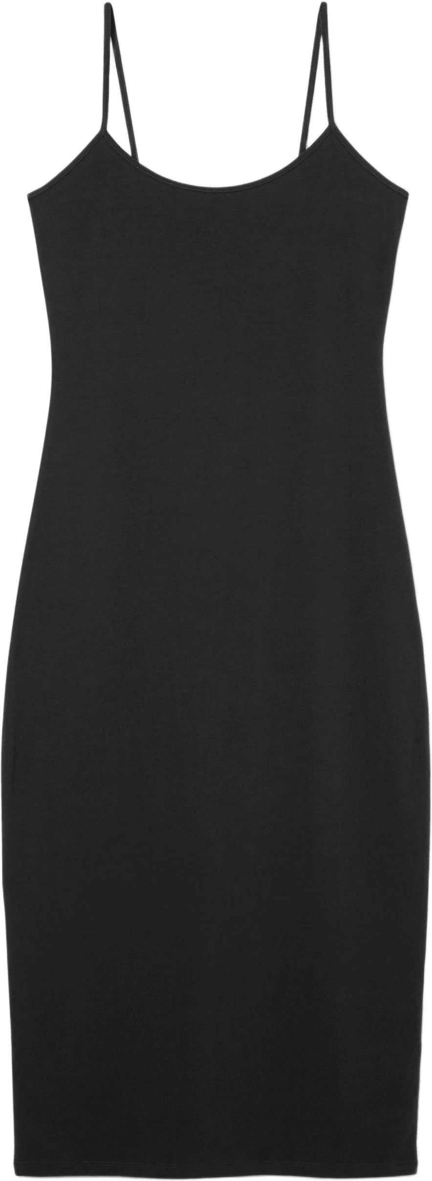 Klänning med smala band SIV, från Å WOMAN, i färgen Black.