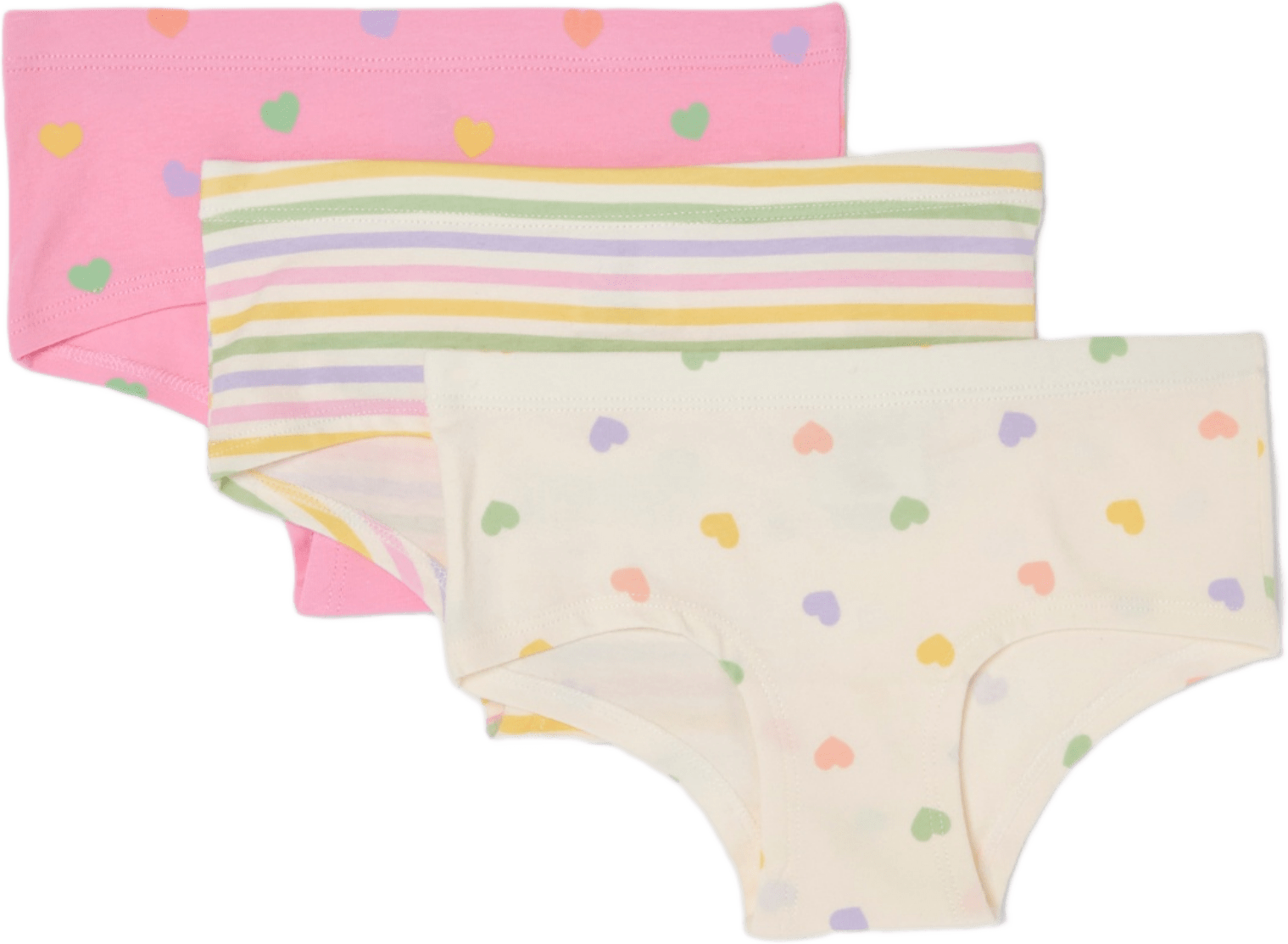 Mönstrade hipstertrosor TANJA, 3-pack, från Å KIDS, i färgen Multi.