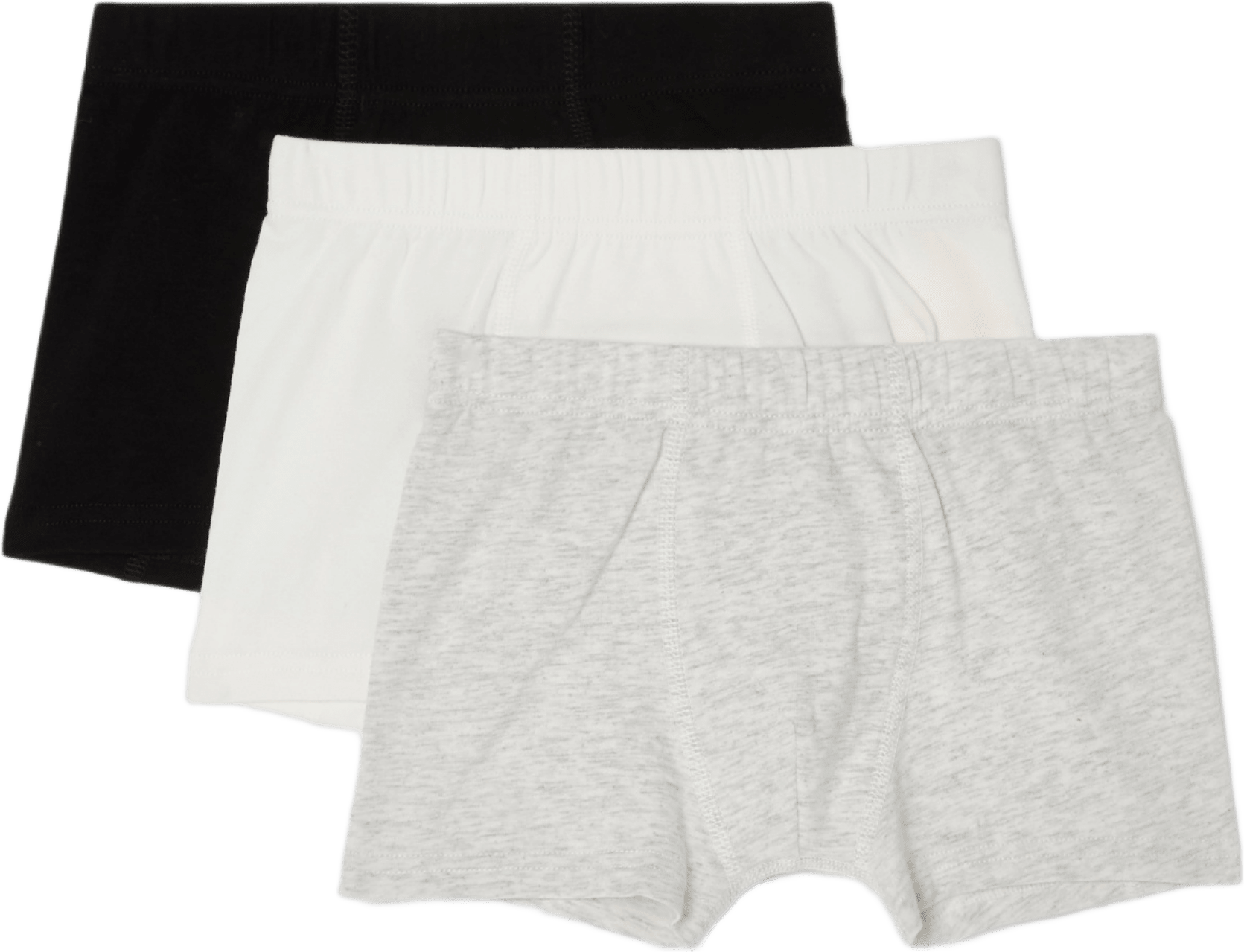 Boxershorts FREDDY, 3-pack, från Å KIDS, i färgen Grey/Black/White.