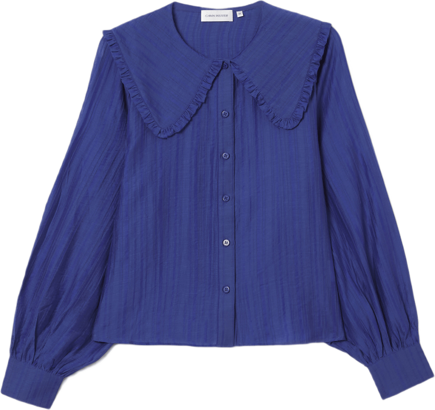 Blus med volangkrage ANELLA