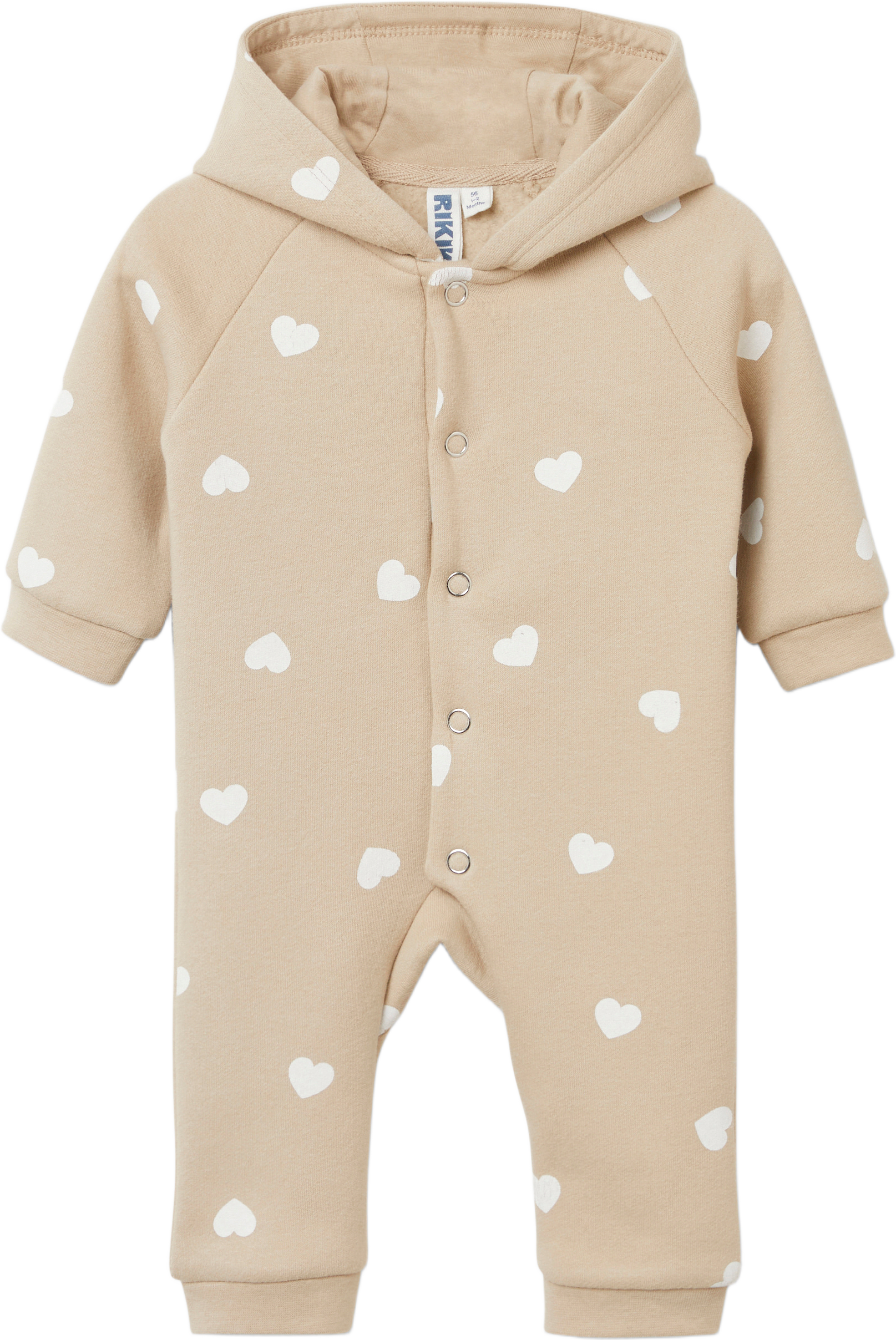 Onesie BAMSE, från RIKIKI, i färgen Beige/White.