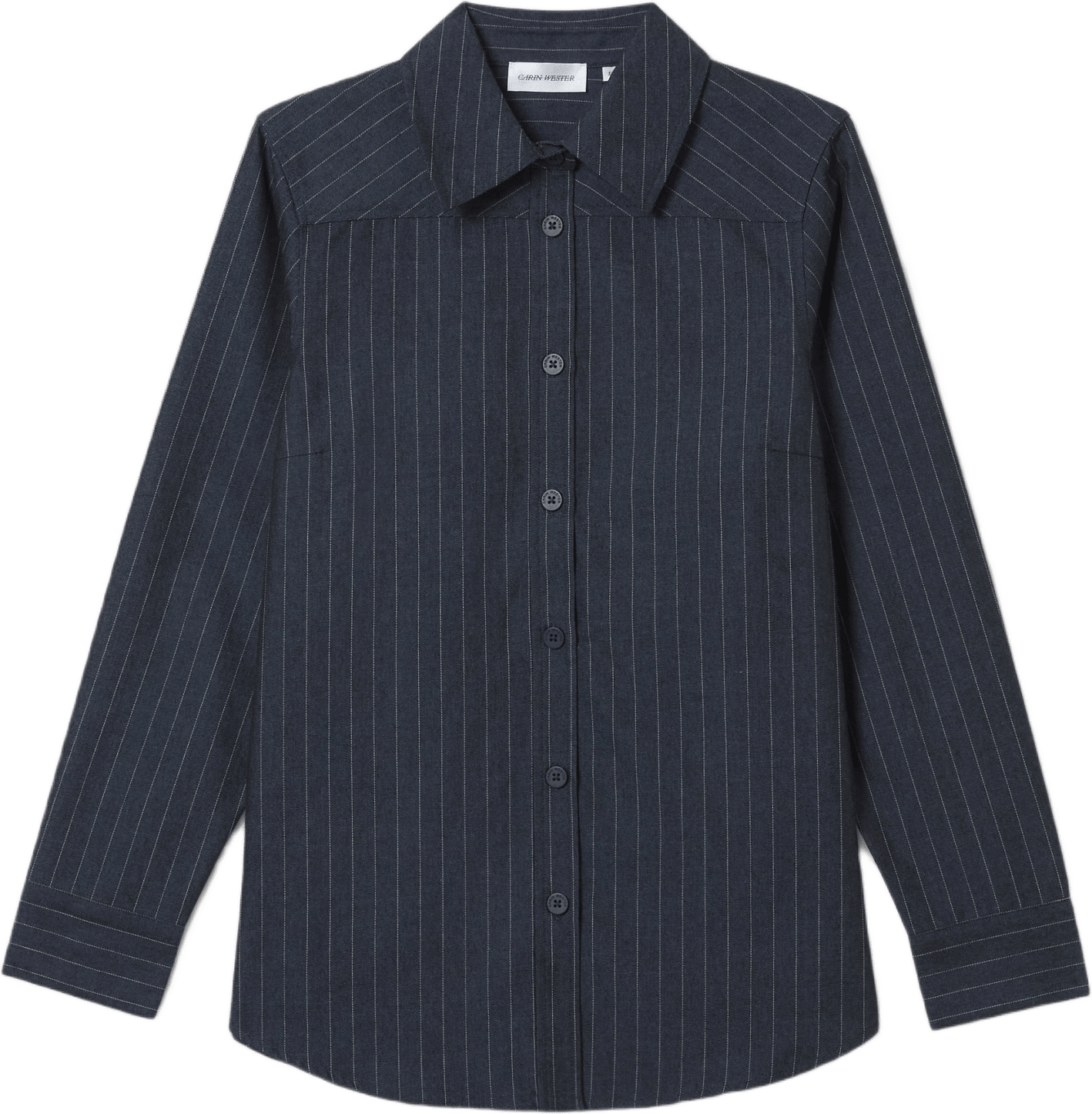 Skjortblus i denim UDINE