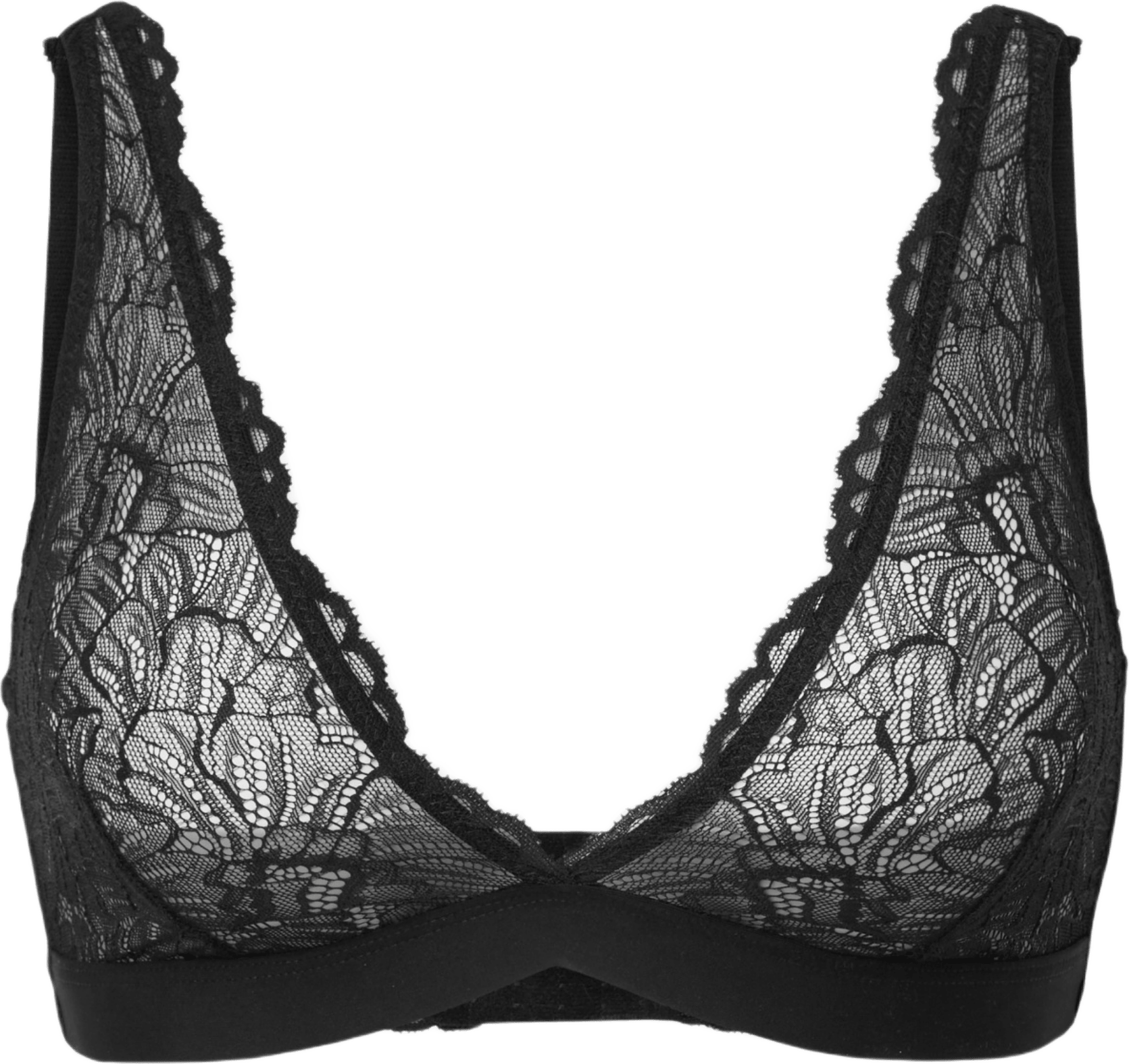 Spetstopp EVITA, från Avelie Lingerie, i färgen Black.