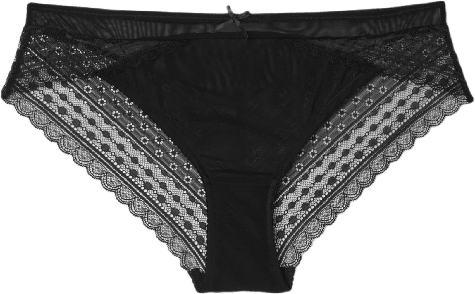 Briefs med spets SANNA, från Avelie Lingerie, i färgen Black.