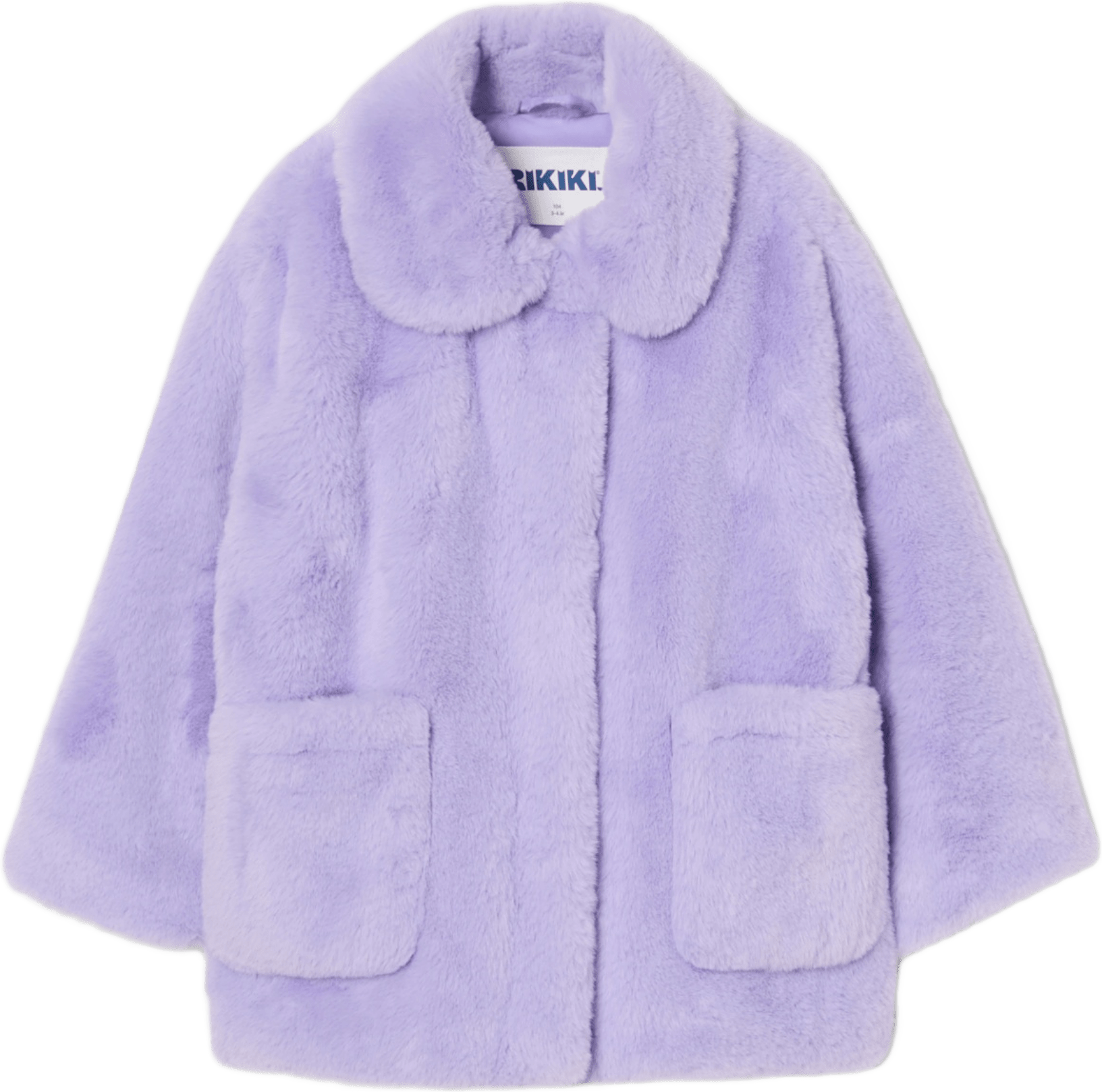 Jacka i fuskpäls ELLA, från RIKIKI, i färgen Lavender.