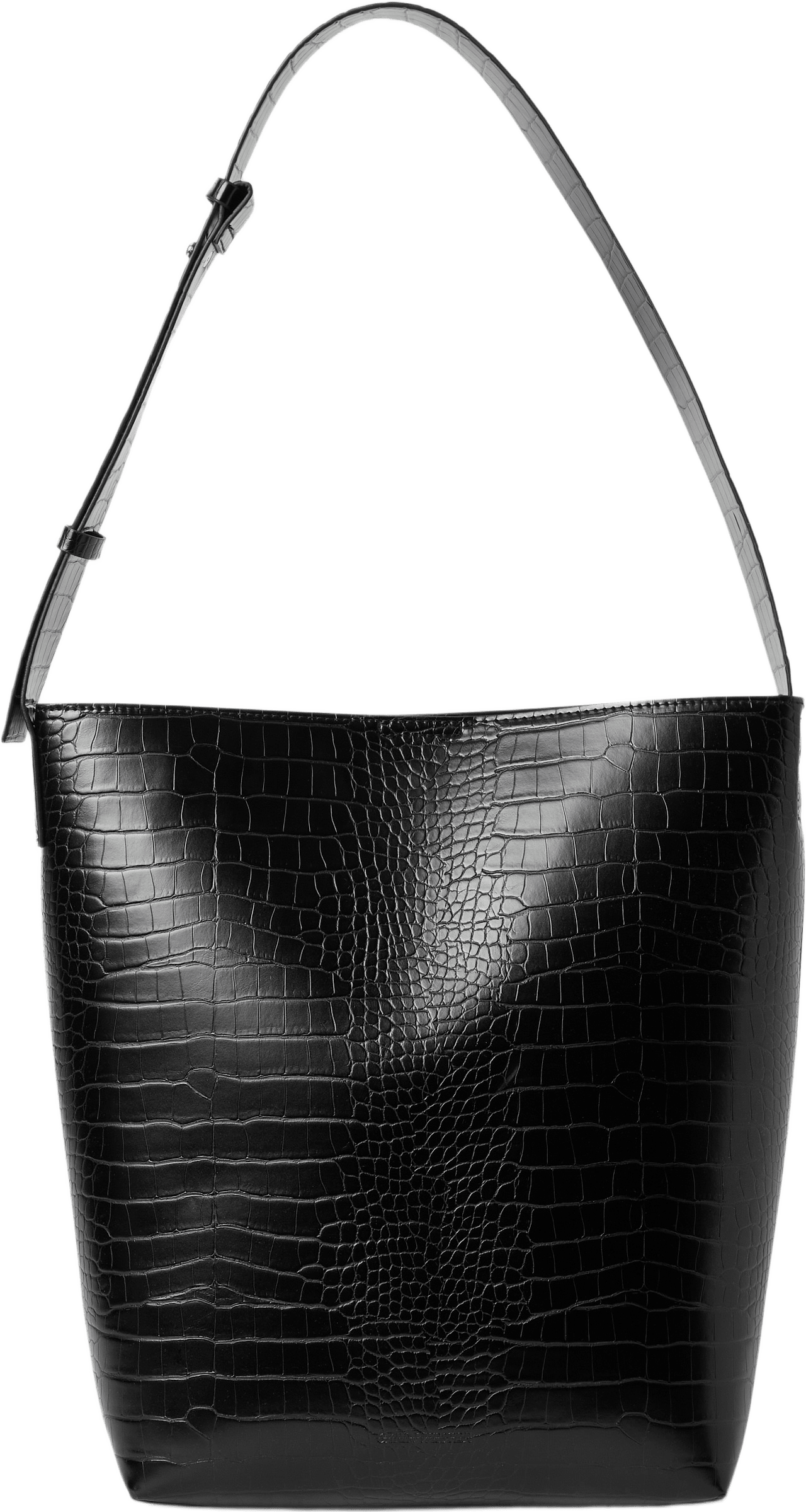 Shopperväska TONE, från Carin Wester, i färgen Black Croco.