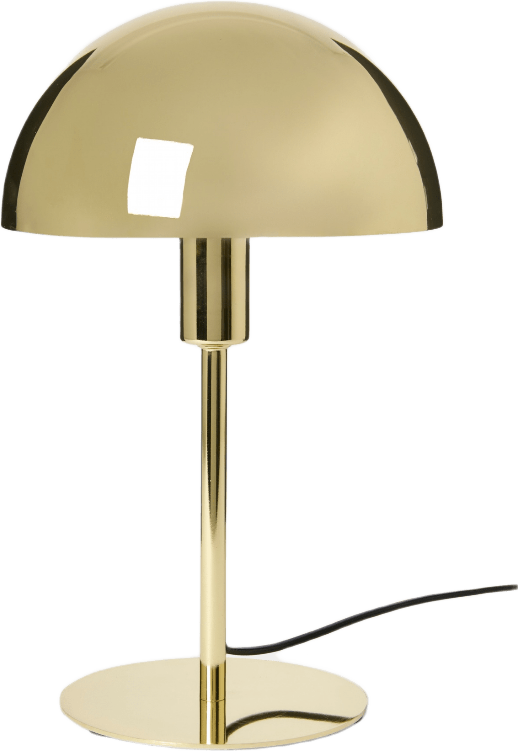 Bordslampa i metall LUNA, från Åhléns Home, i färgen Gold.