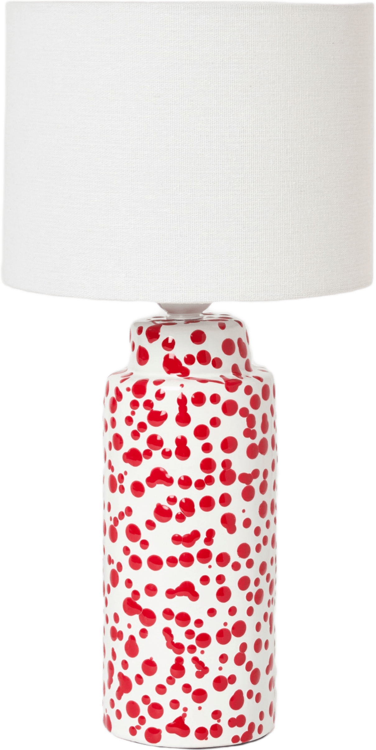 Bordslampa WALDO FRECKLES, från Åhléns Home, i färgen Red.