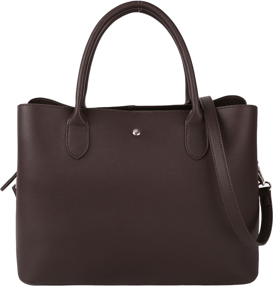 Handväska med datorfack KAY, från Å WOMAN, i färgen Deep Brown.