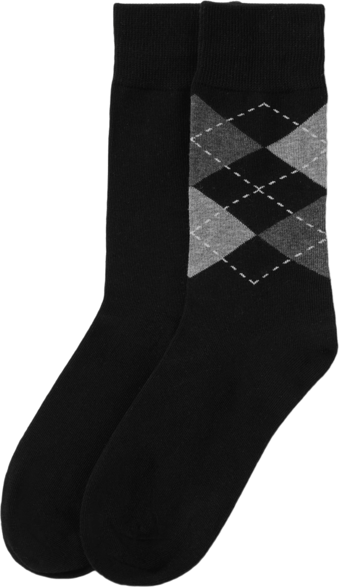 Strumpor argyle, 2-pack