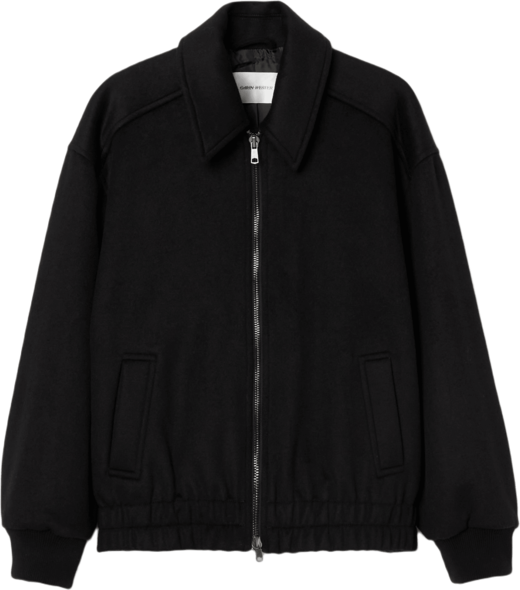 Jacka i ullmix RAKEL, från Carin Wester, i färgen Black.