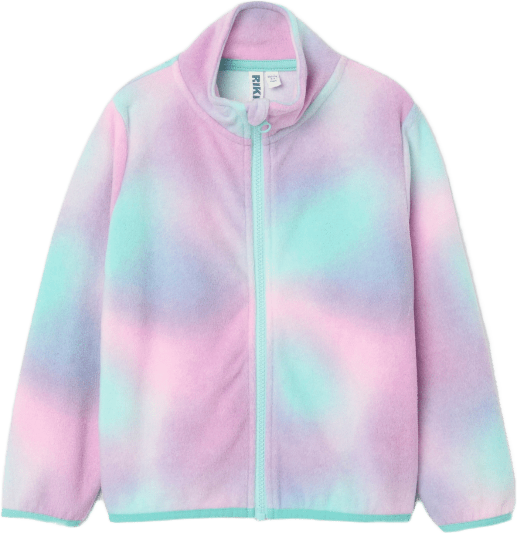 Fleecetröja BLAINE, från RIKIKI, i färgen Gradient Pink Aop.