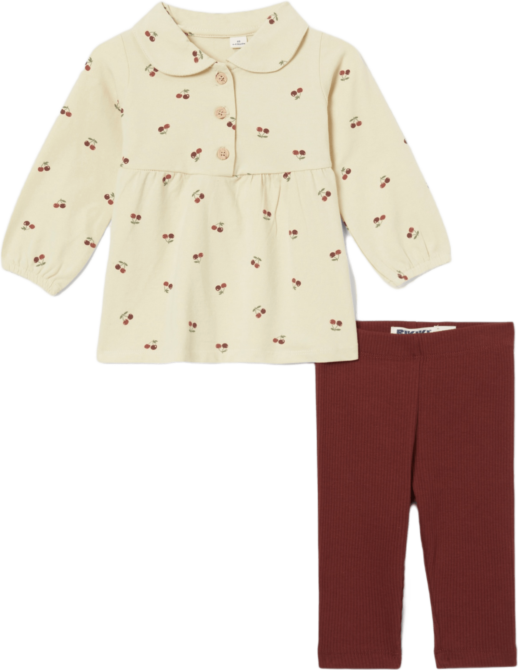 Klänningset JUDITH, från RIKIKI, i färgen Cherry.