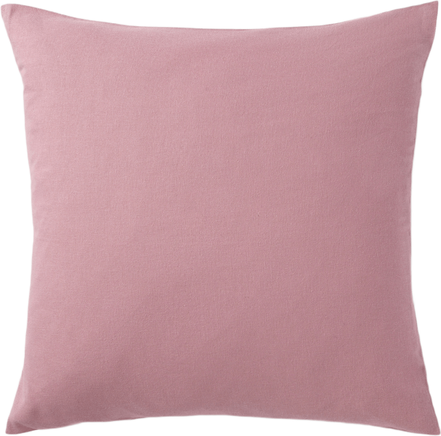 Enfärgat kuddfodral MIKA 48x48 cm, från Åhléns Home, i färgen Pink 2.