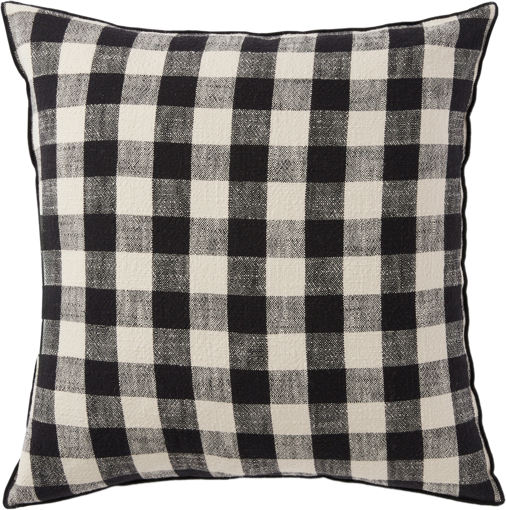 Kuddfodral GINGHAM 50x50 cm, från Åhléns Home, i färgen Off White/Gray.