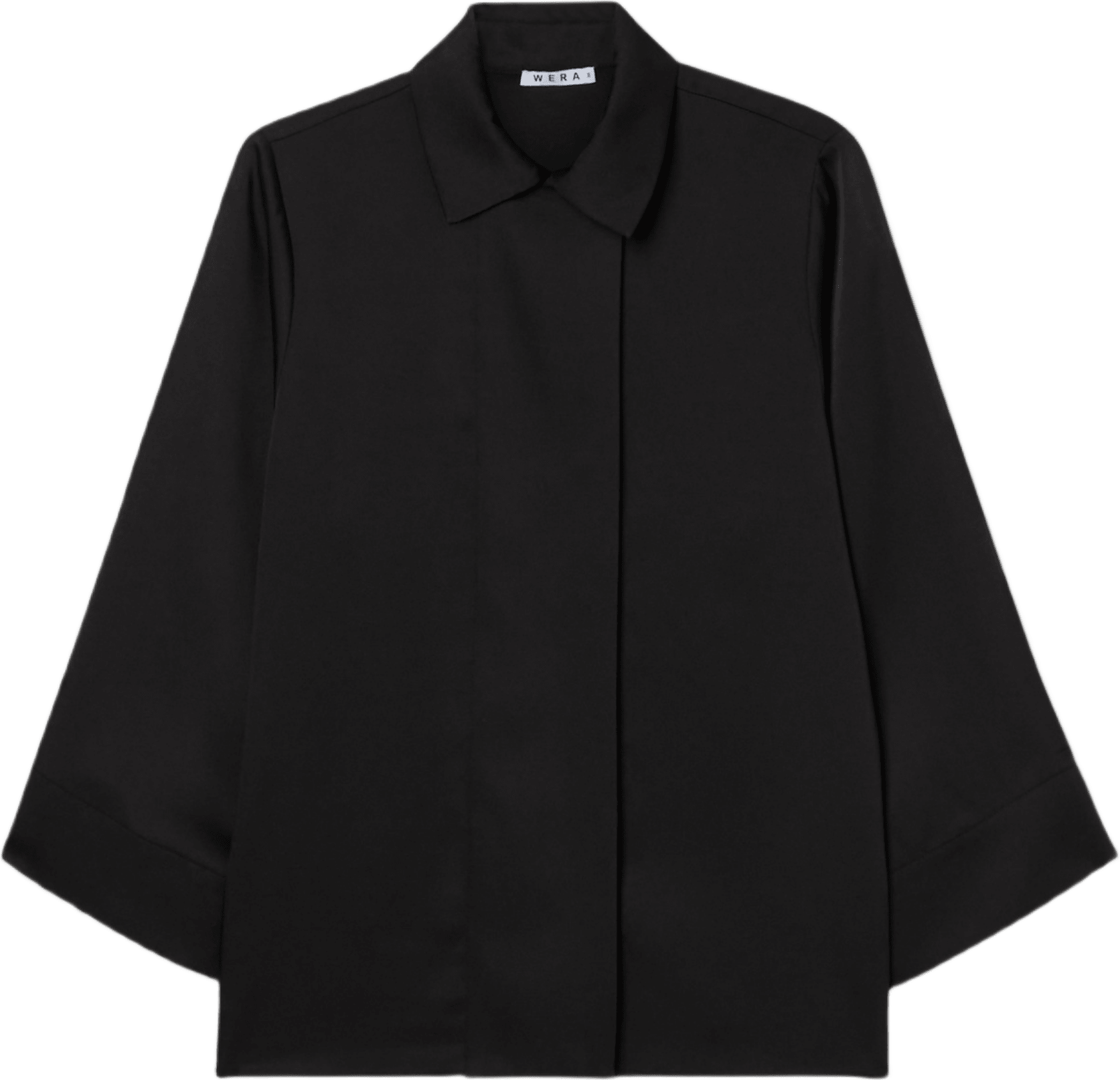 Vid blus AISA, från Wera, i färgen Black.