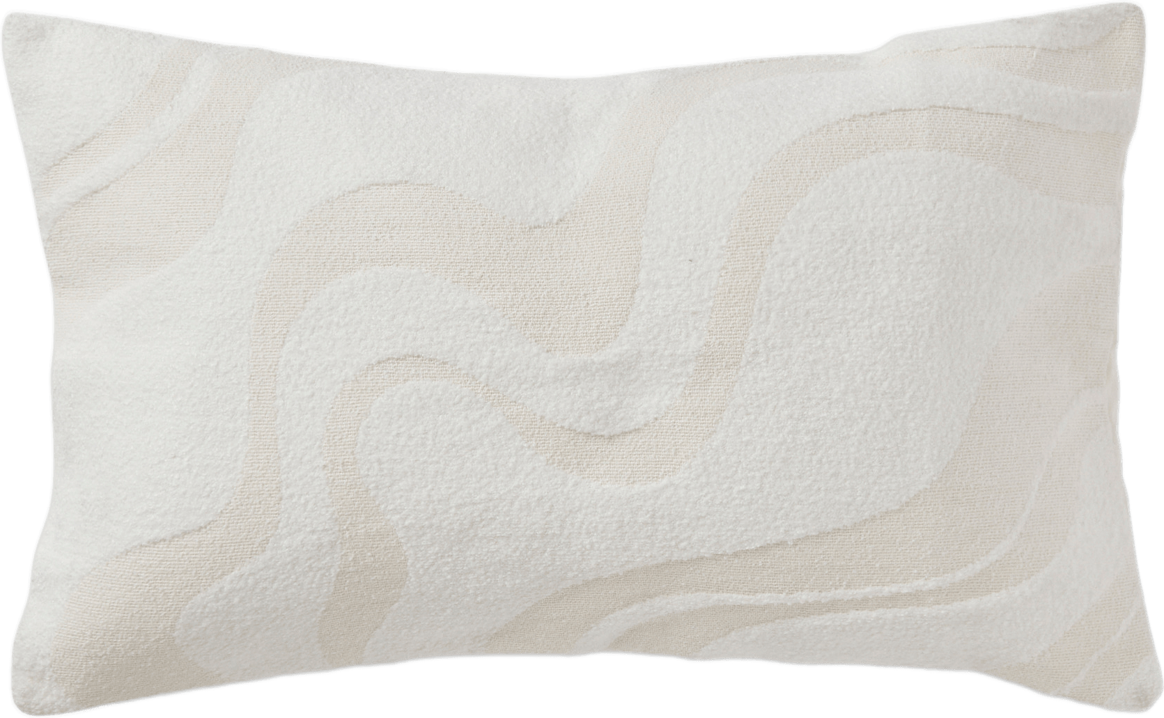 Jacquardvävt kuddfodral LOVA 40x60 cm, från Åhléns Home, i färgen Off White.