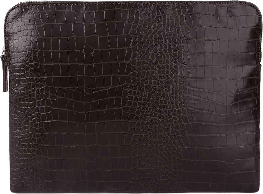 Laptopfodral LOUISE 13 tum, från Åhléns, i färgen Brown Croco.
