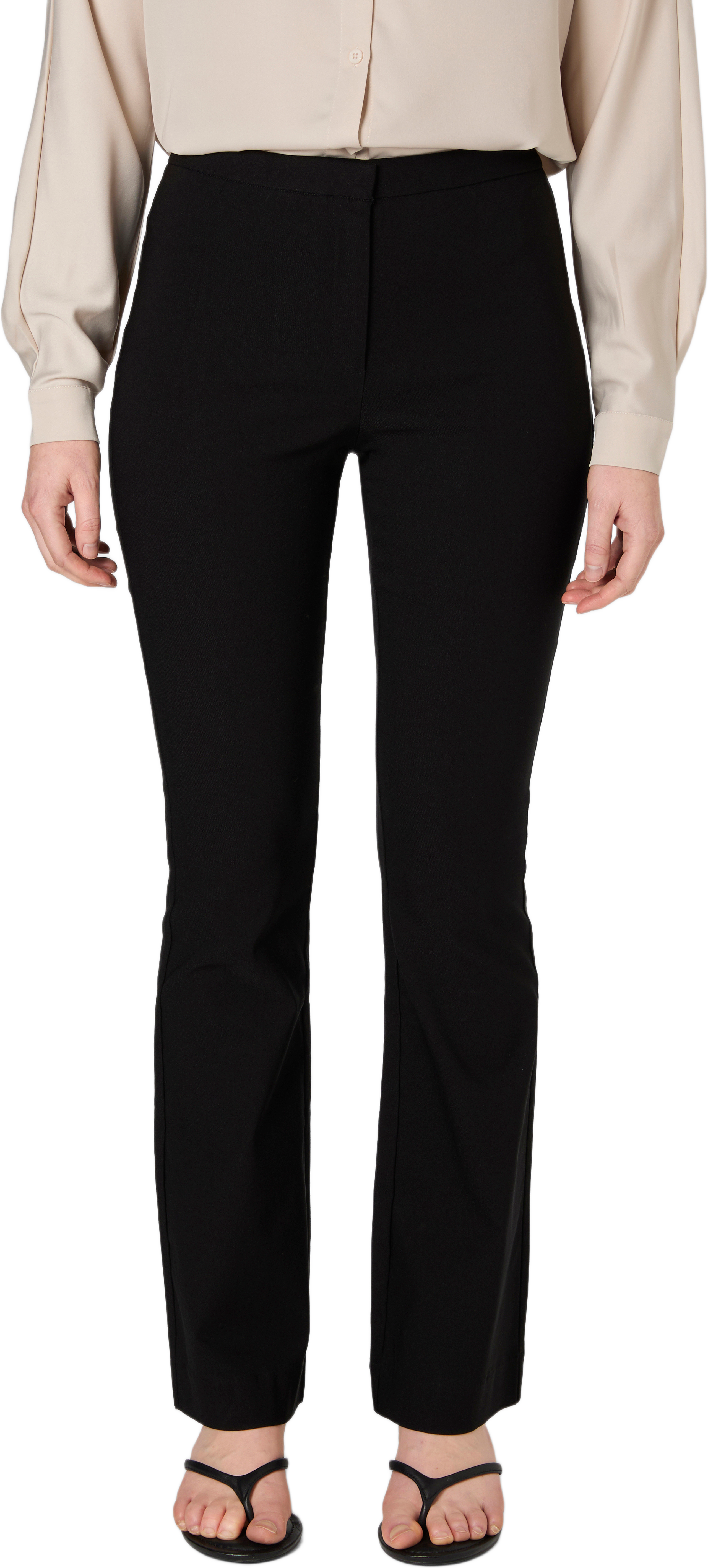 Dressad byxa i kraftig jersey KAJSA, från Wera, i färgen Black.