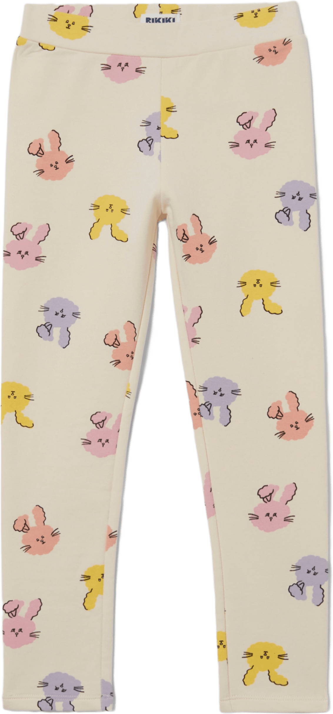 Leggings med borstad insida SMILLA, från RIKIKI, i färgen White Multi.