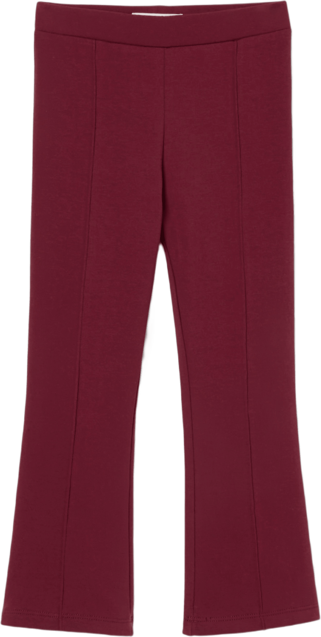 Pintuck jerseyleggings ANNA, från RIKIKI, i färgen Winered.