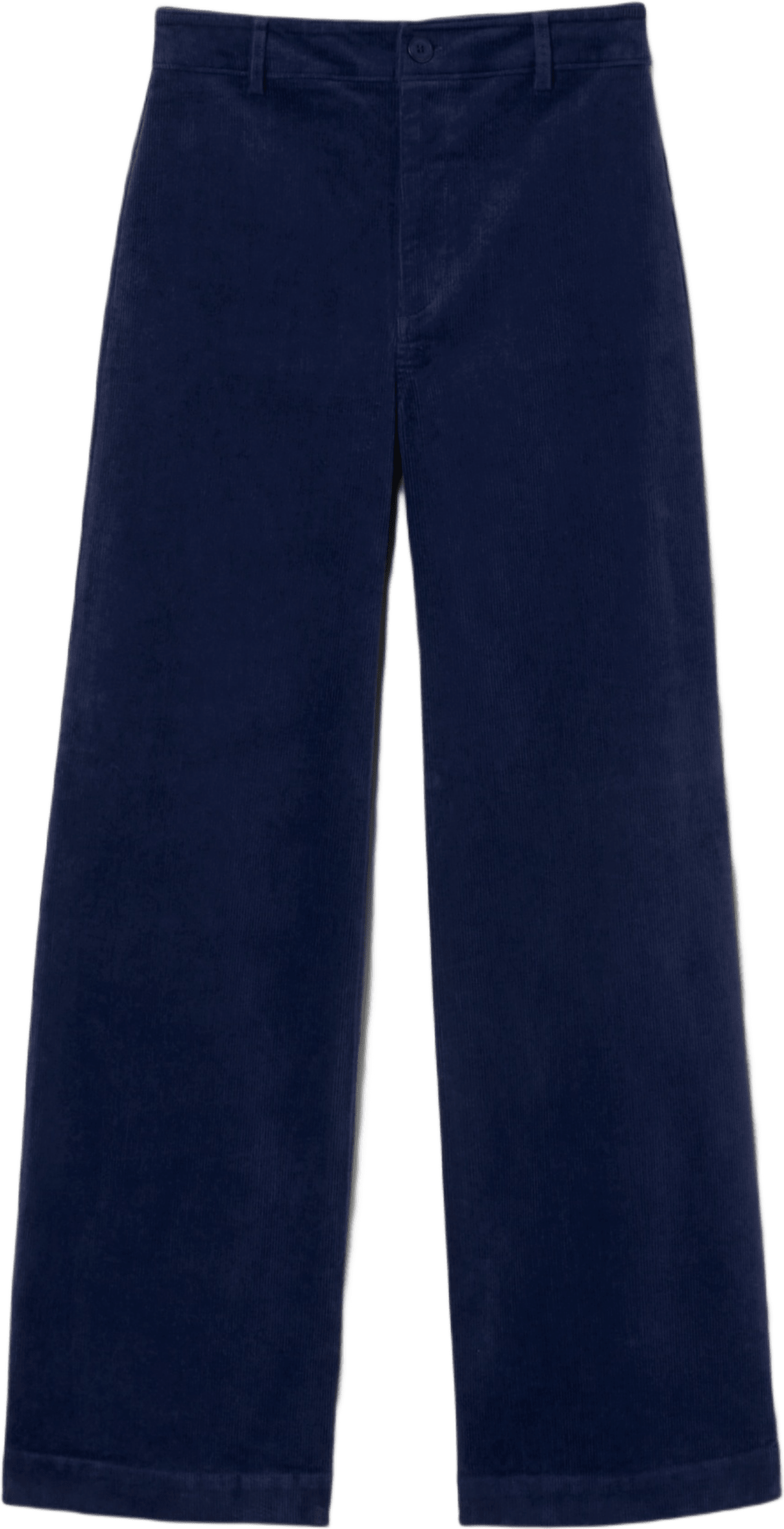 Vida manchesterbyxor med hög midja IKA, från Carin Wester, i färgen Navy.