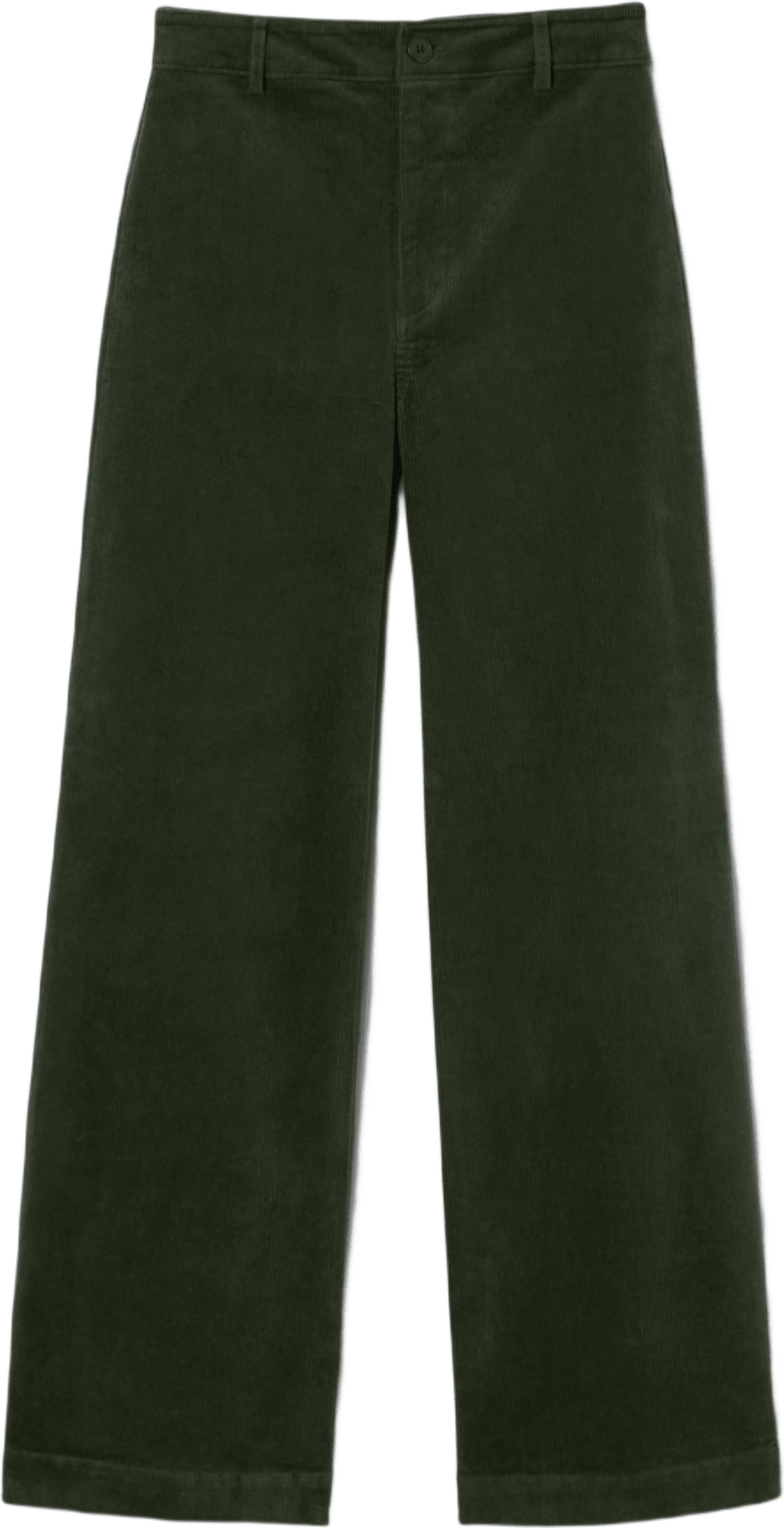 Vida manchesterbyxor med hög midja IKA, från Carin Wester, i färgen Khaki.