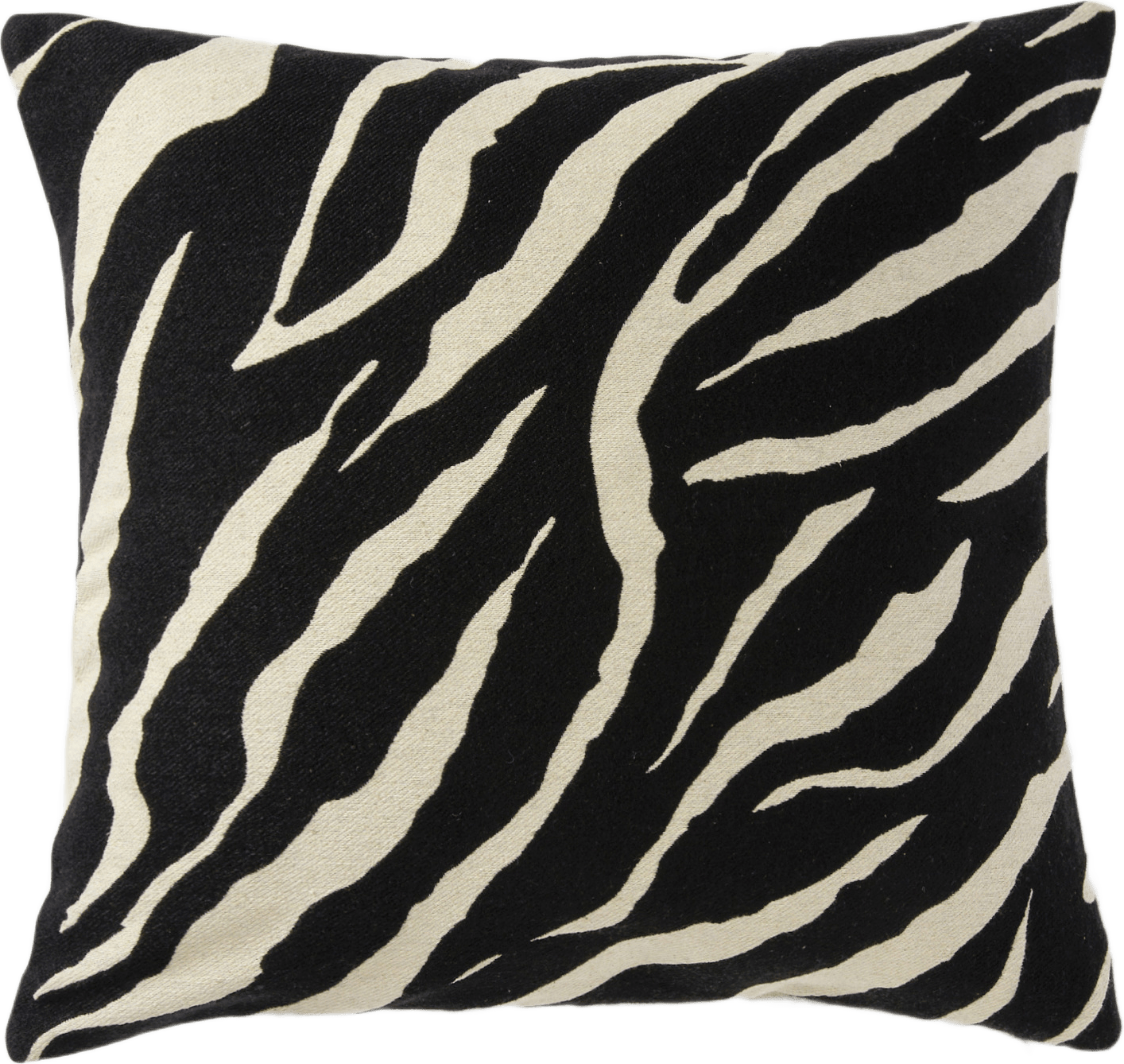 Jacquardvävt kuddfodral ZELDA 50x50 cm, från Åhléns Home, i färgen Black/Off White.