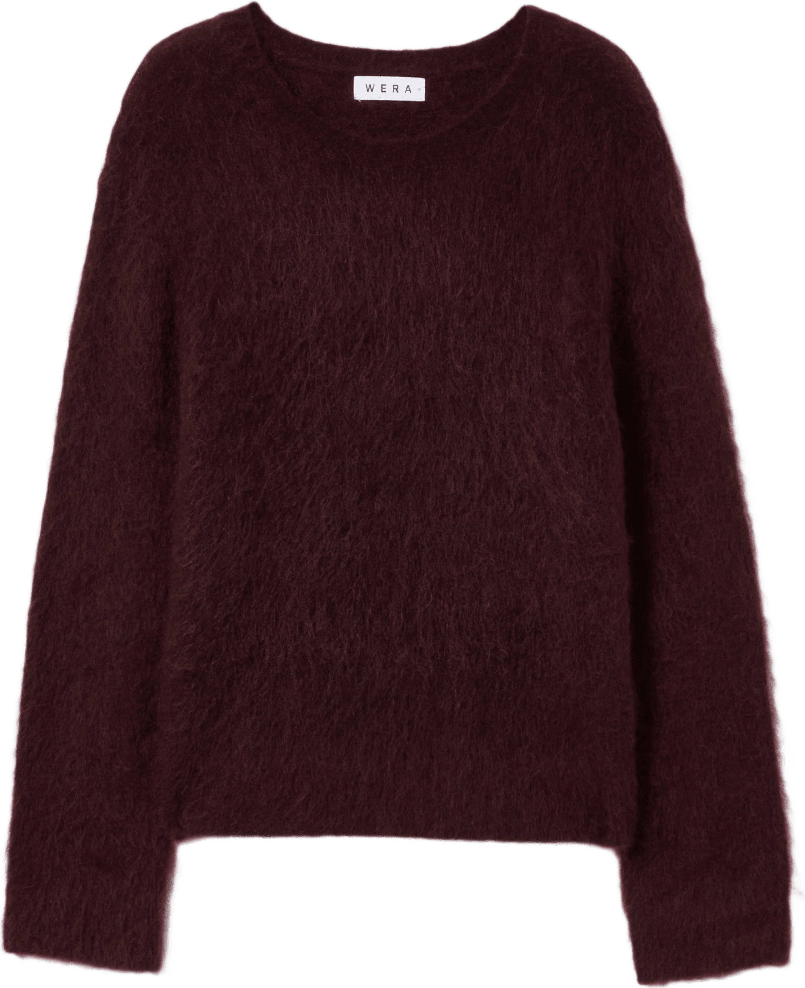 Lurvig jumper MARAIS, från Wera, i färgen Wine.