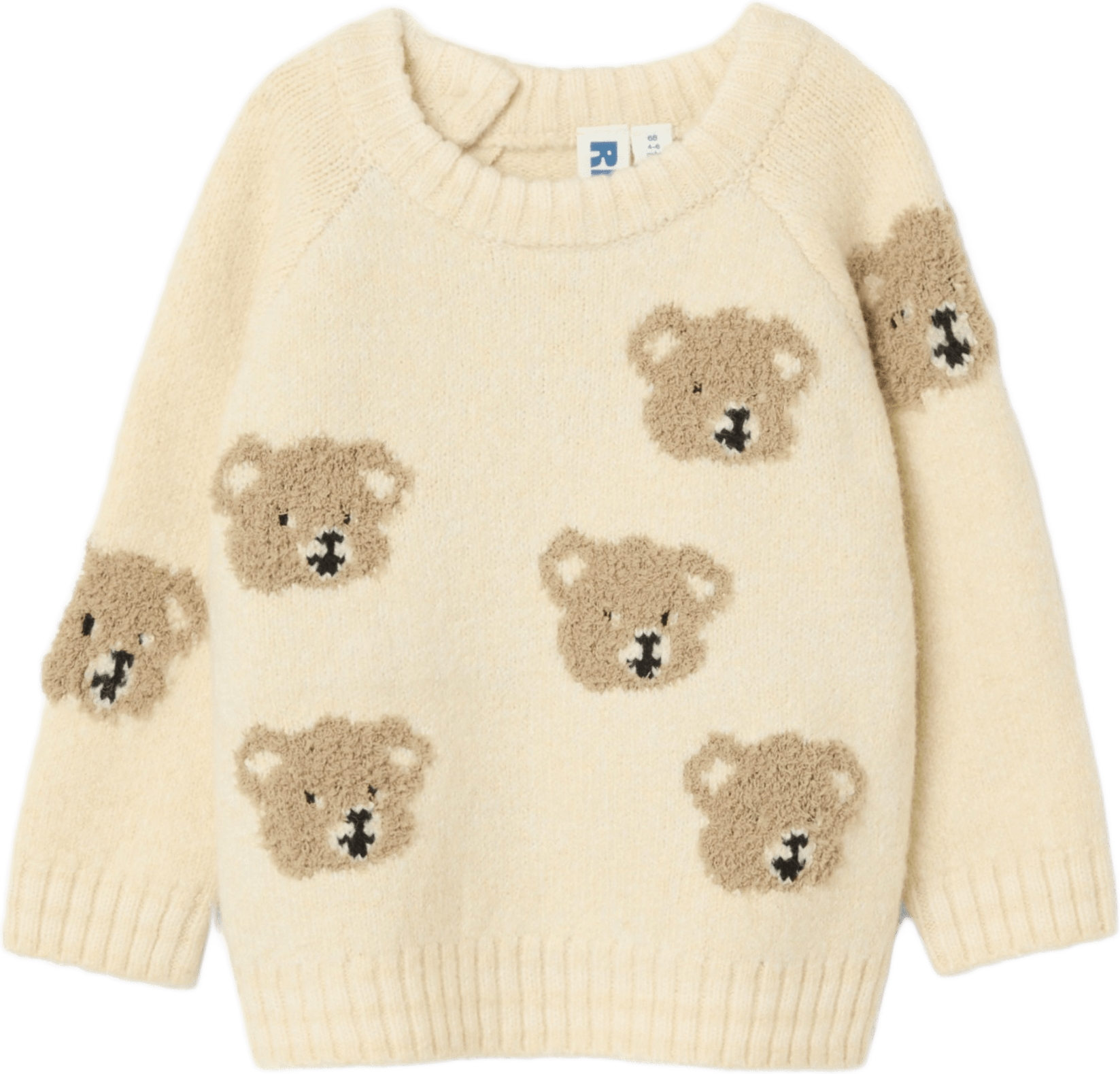 Stickad tröja BRIANNE, från RIKIKI, i färgen Bear Brown.