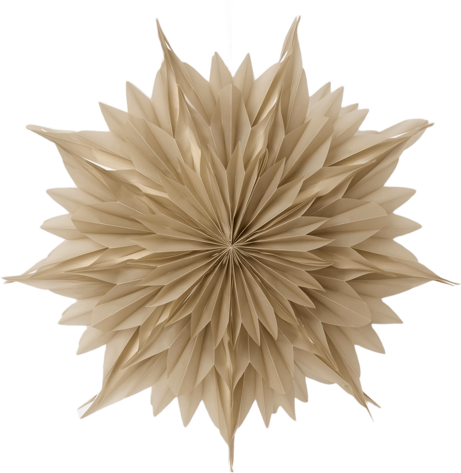 Adventsstjärna EVA 65 cm, från Åhléns Home, i färgen Beige 2.