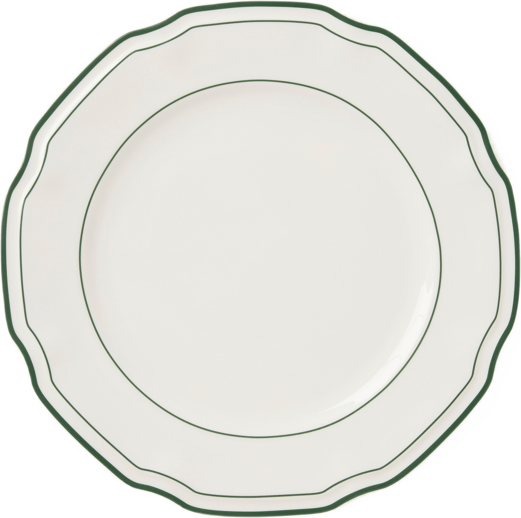 Tallrik JULIA 26,3 cm, från Åhléns Home, i färgen Green.