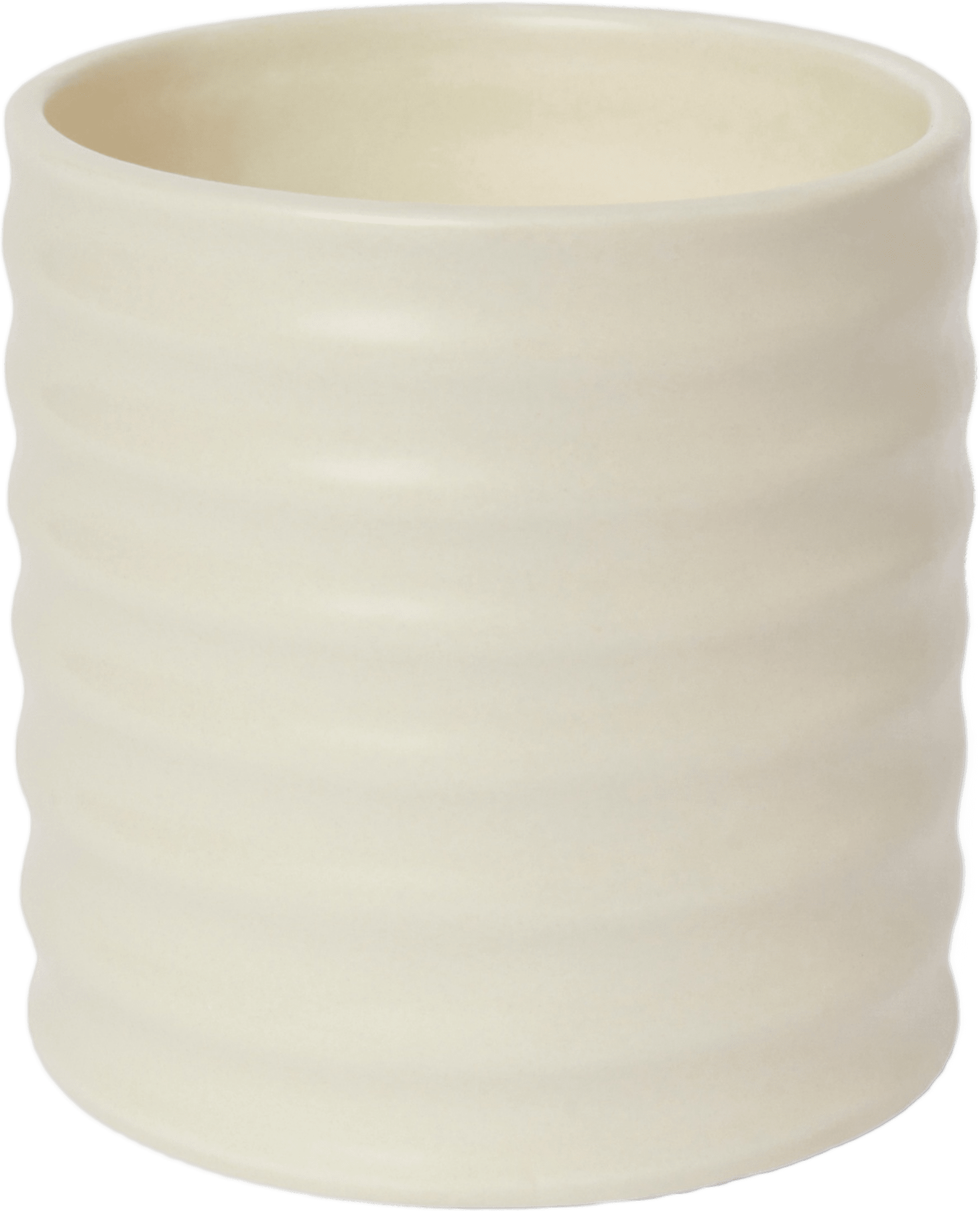 Doftljus 10 cm, från MANO ATELIER, i färgen Offwhite.