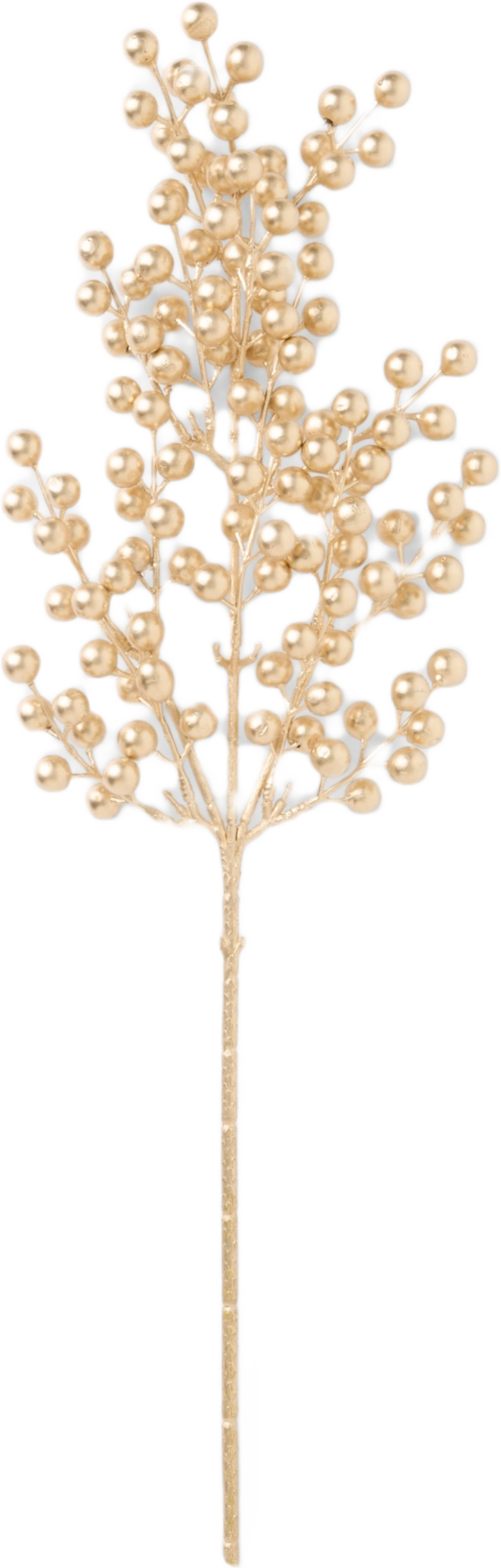 Konstväxt bär, från Åhléns Home, i färgen Gold.
