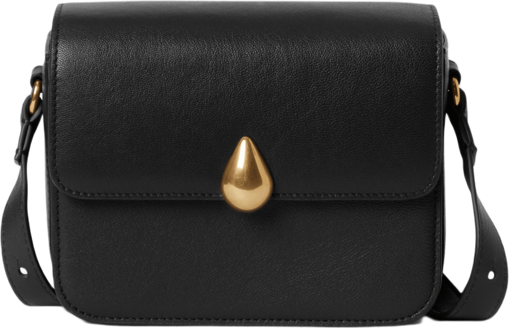 Crossbodyväska i läder VERA, från Wera, i färgen Black.