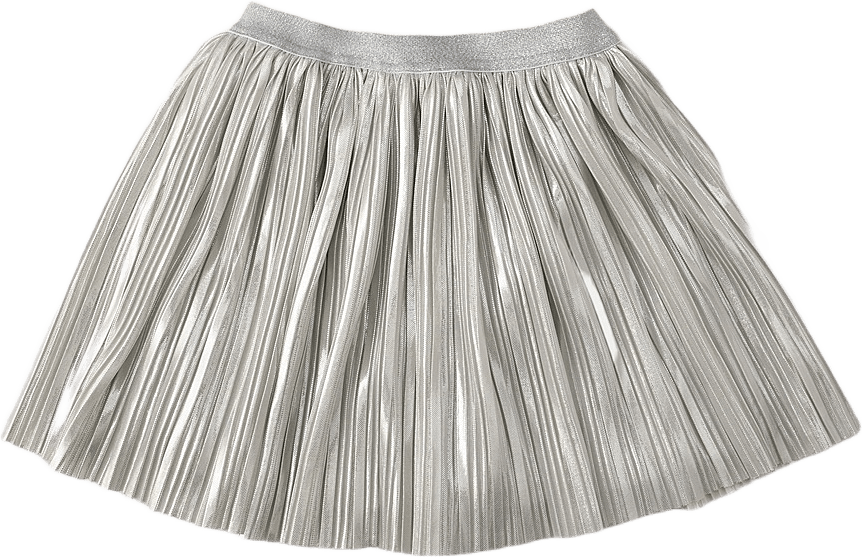 Glansig kjol HILMA, från RIKIKI, i färgen Silver 2.