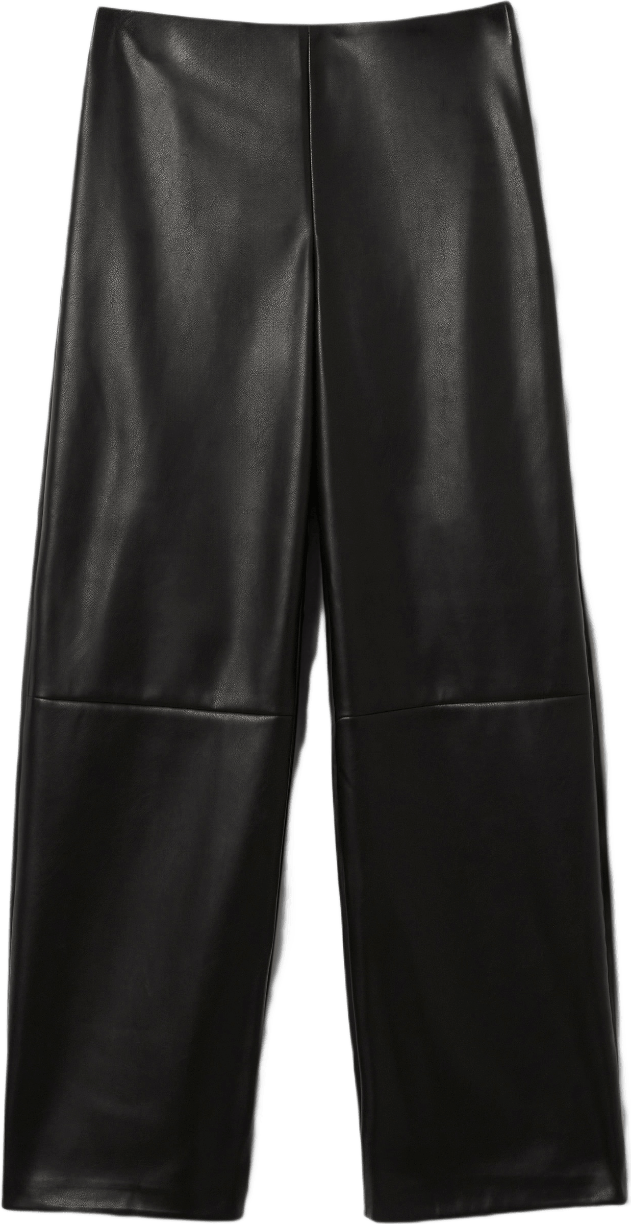 Rak byxa i läderimitation ALBA, från Wera, i färgen Black.