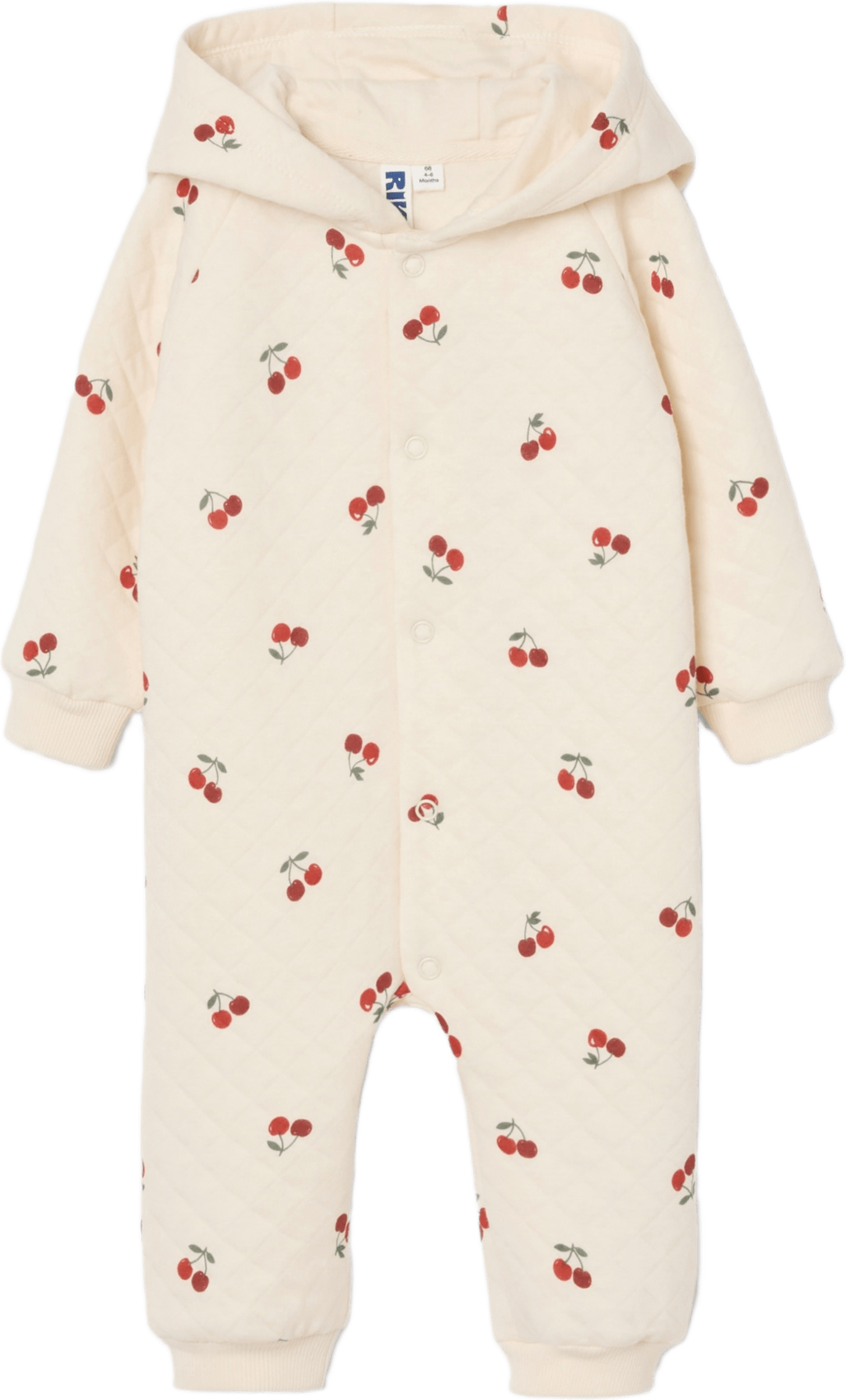 Quiltad onesie med björnöron BOBO